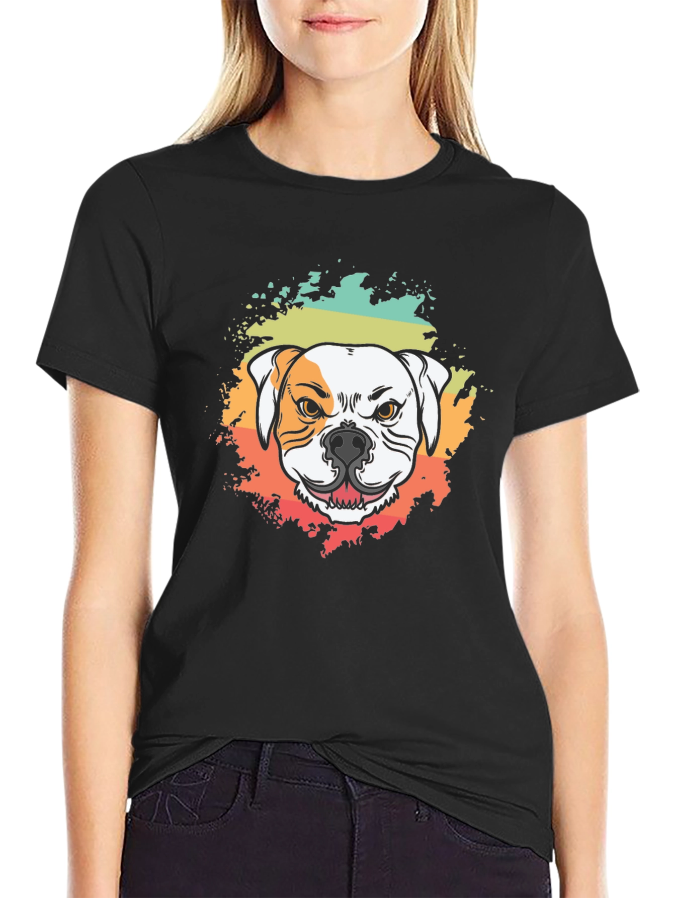 Bulldog Graphic Tee - Retro Dog Lover T-Shirt