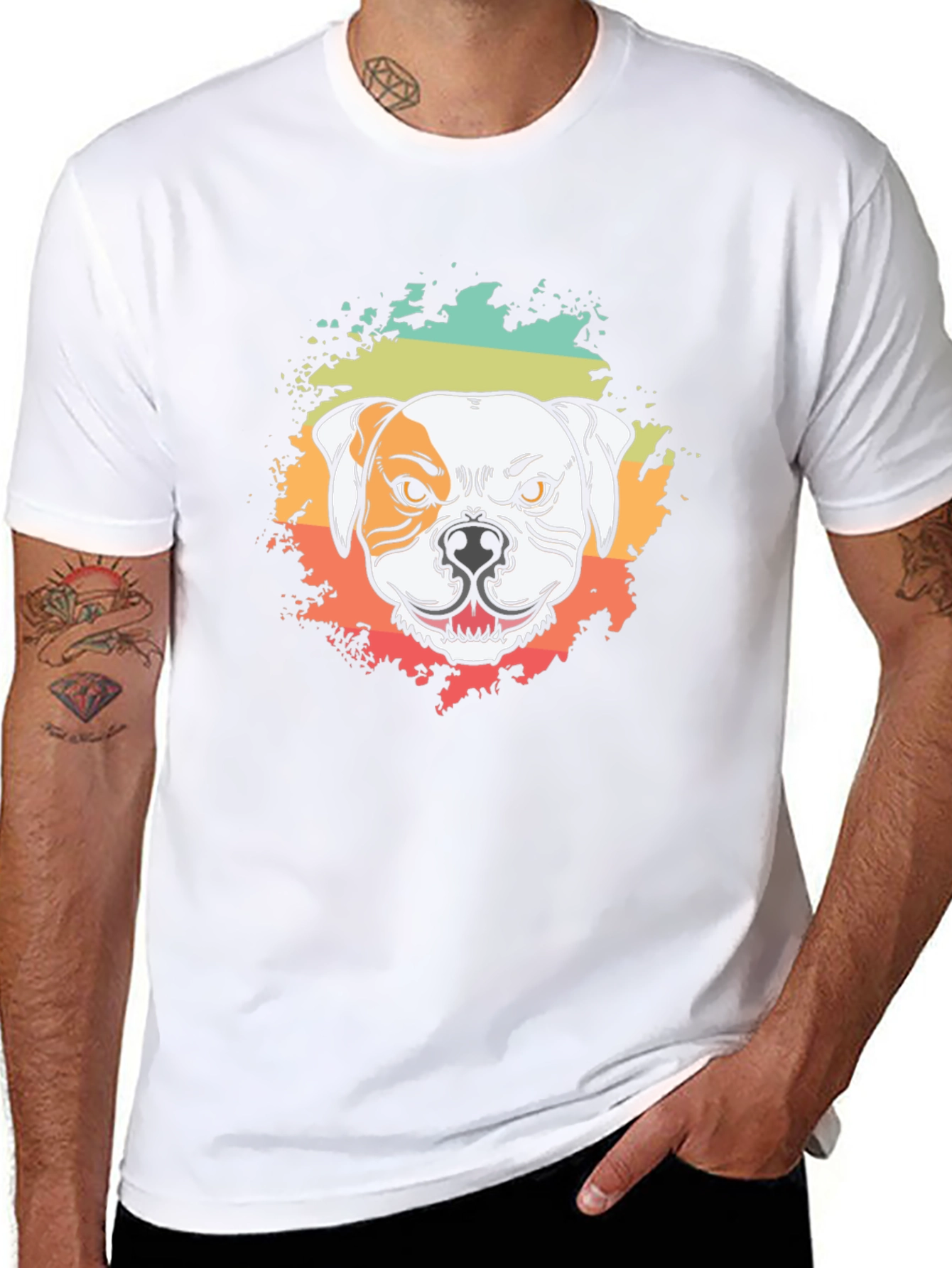 Bulldog Graphic Tee - Retro Dog Lover T-Shirt