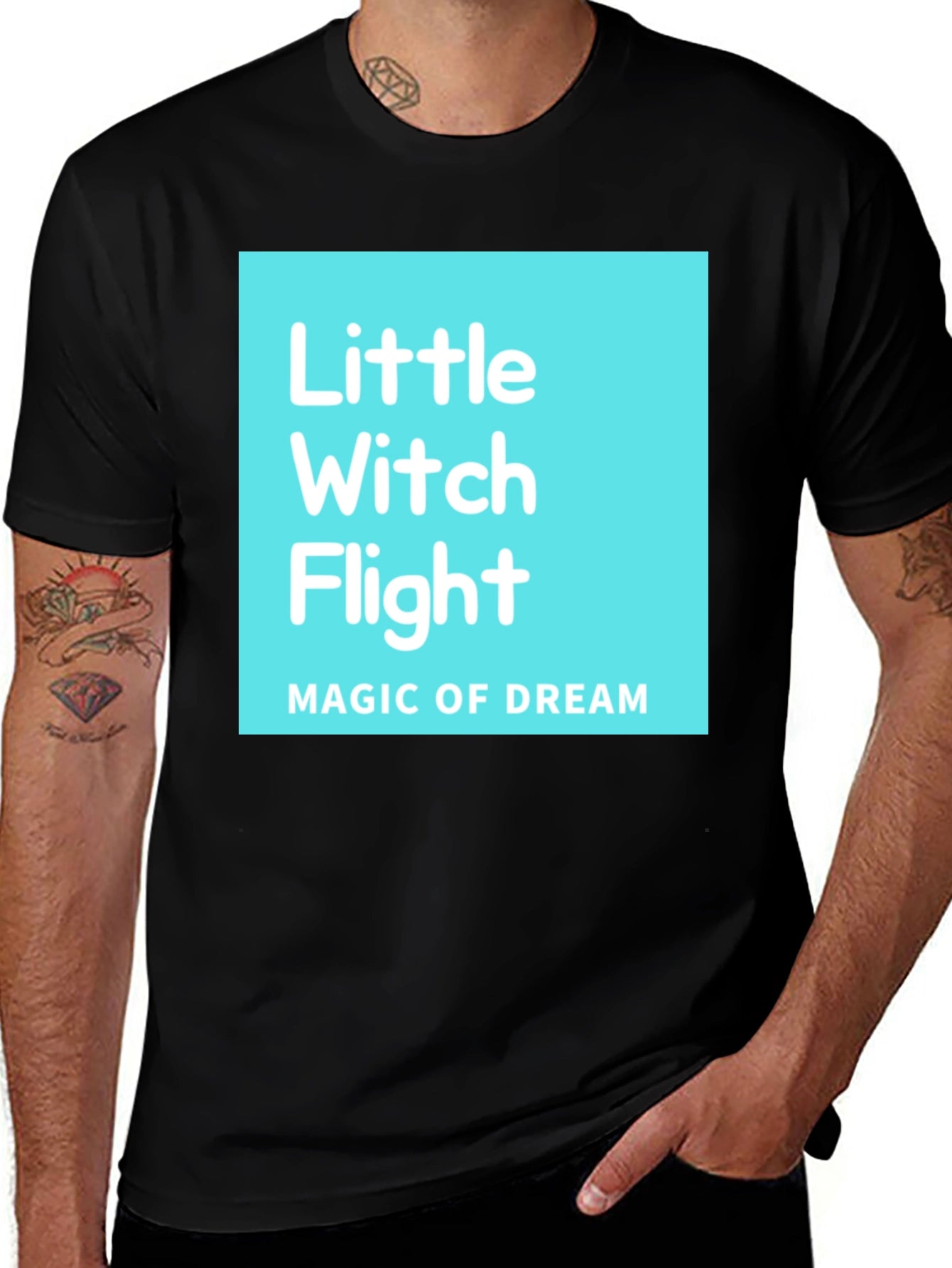 Little Witch Flight Graphic Tee