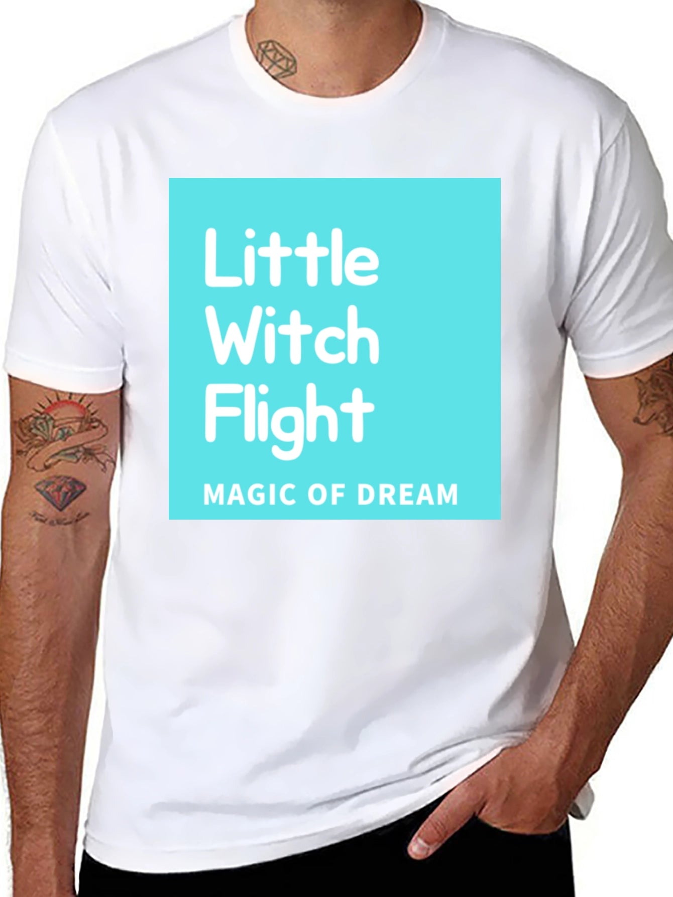 Little Witch Flight Graphic Tee