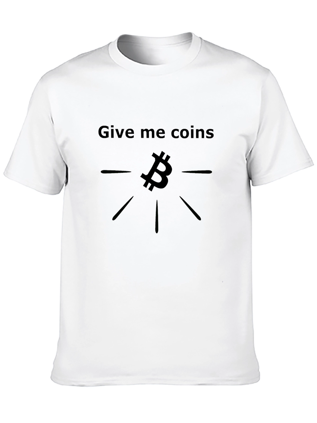 Bitcoin T-Shirt - Give Me Coins Crypto Tee