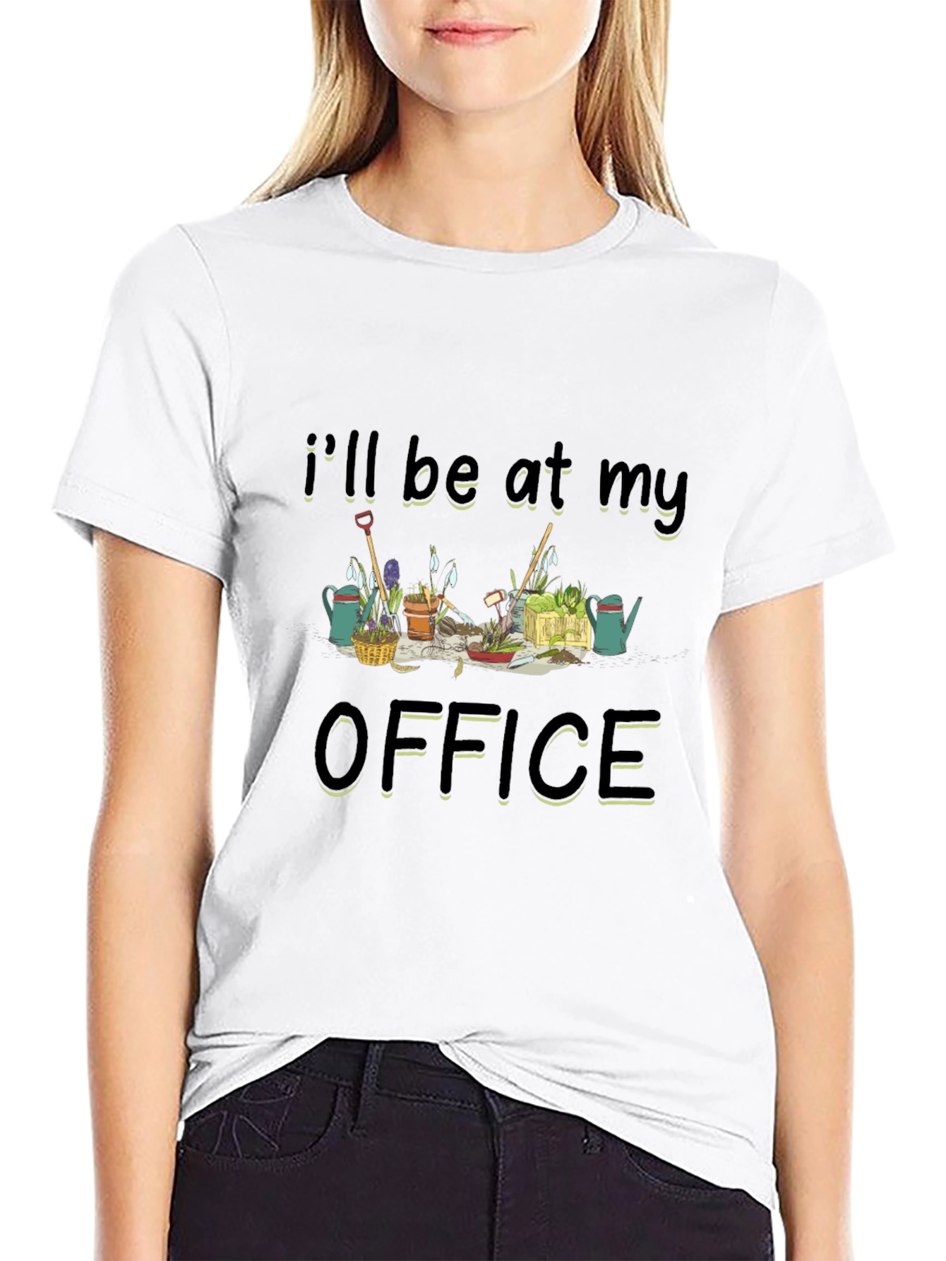 Gardening Office T-Shirt - Ill Be At My Office
