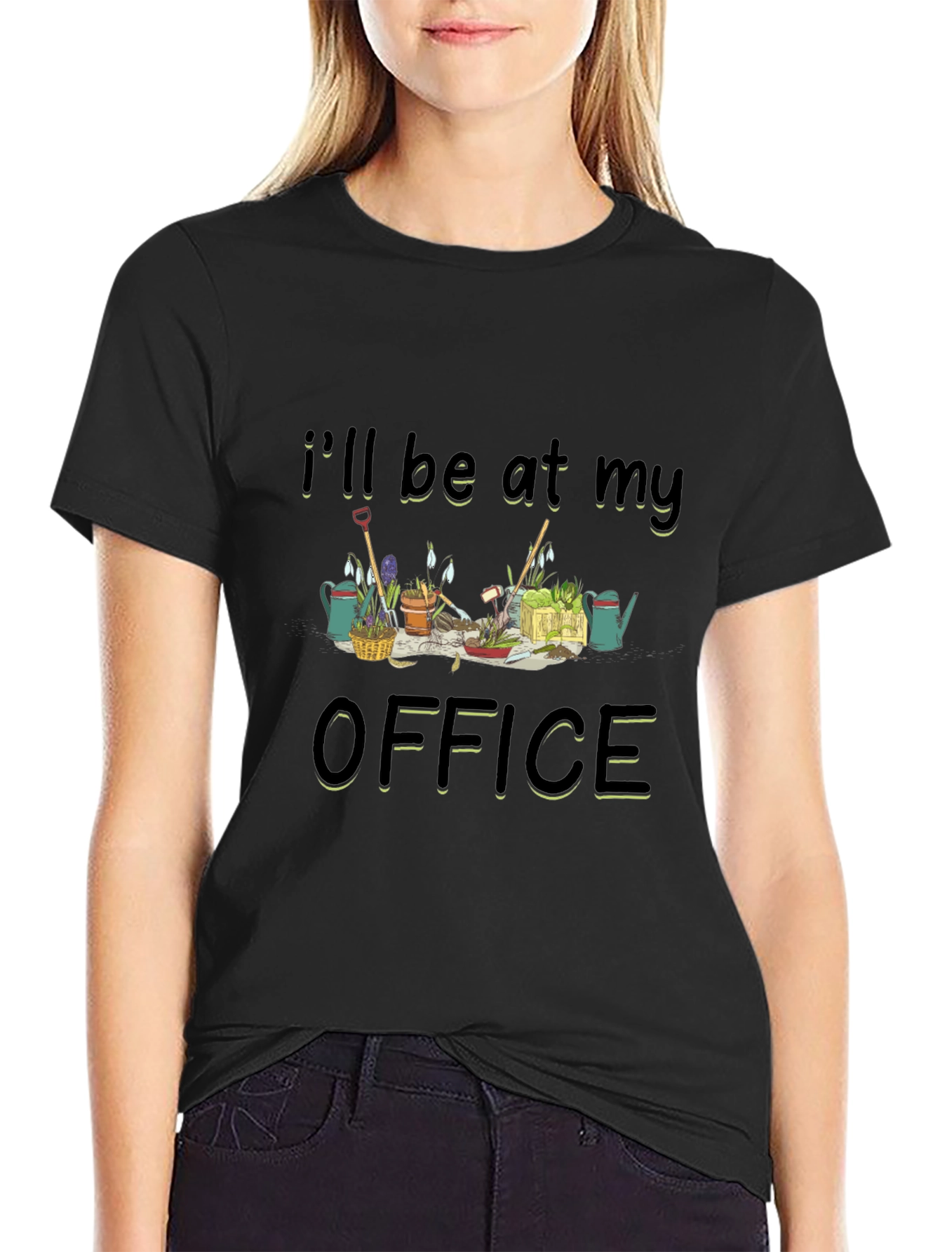 Gardening Office T-Shirt - Ill Be At My Office