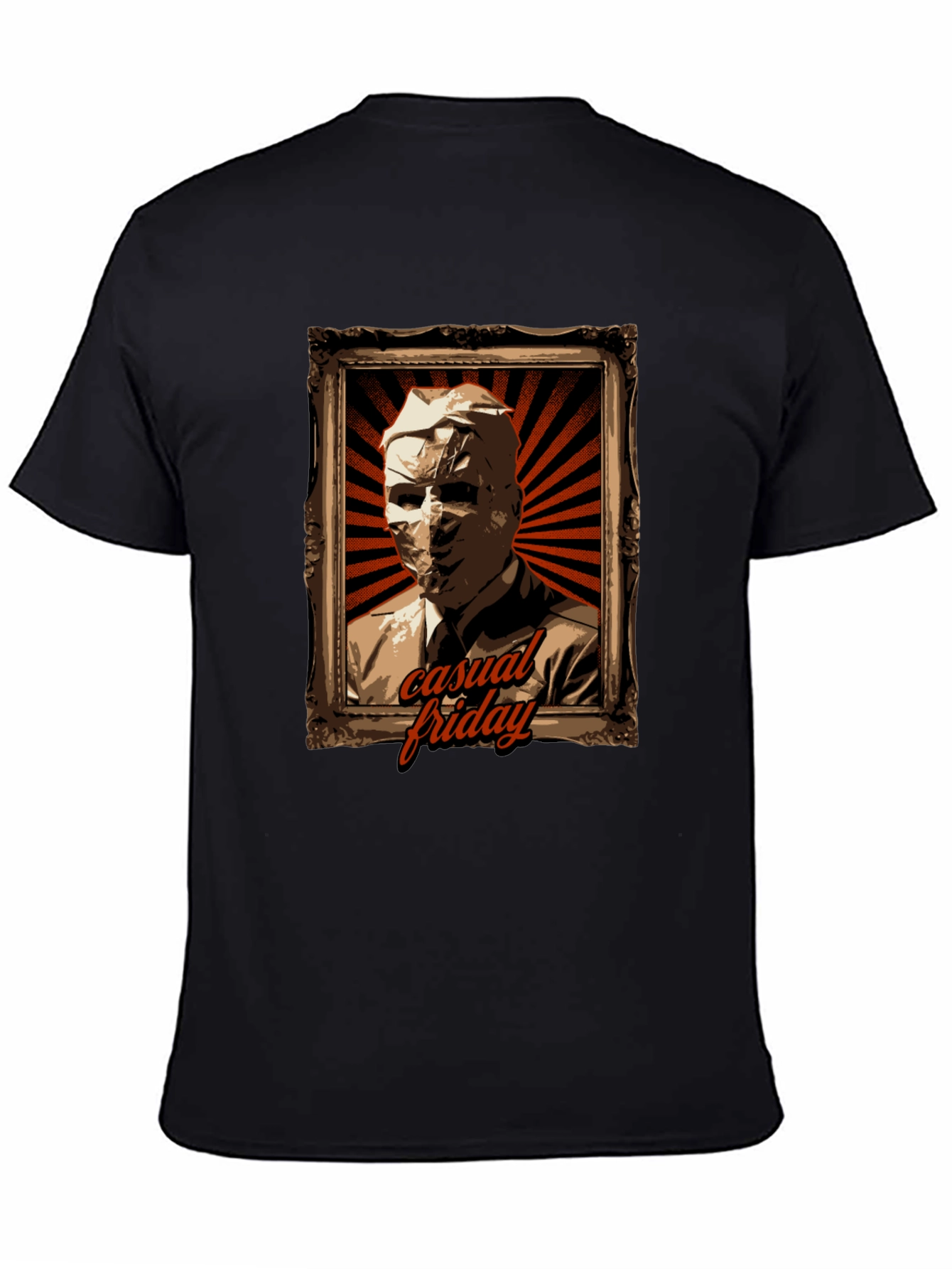 Casual Friday T-Shirt: Retro Portrait Design