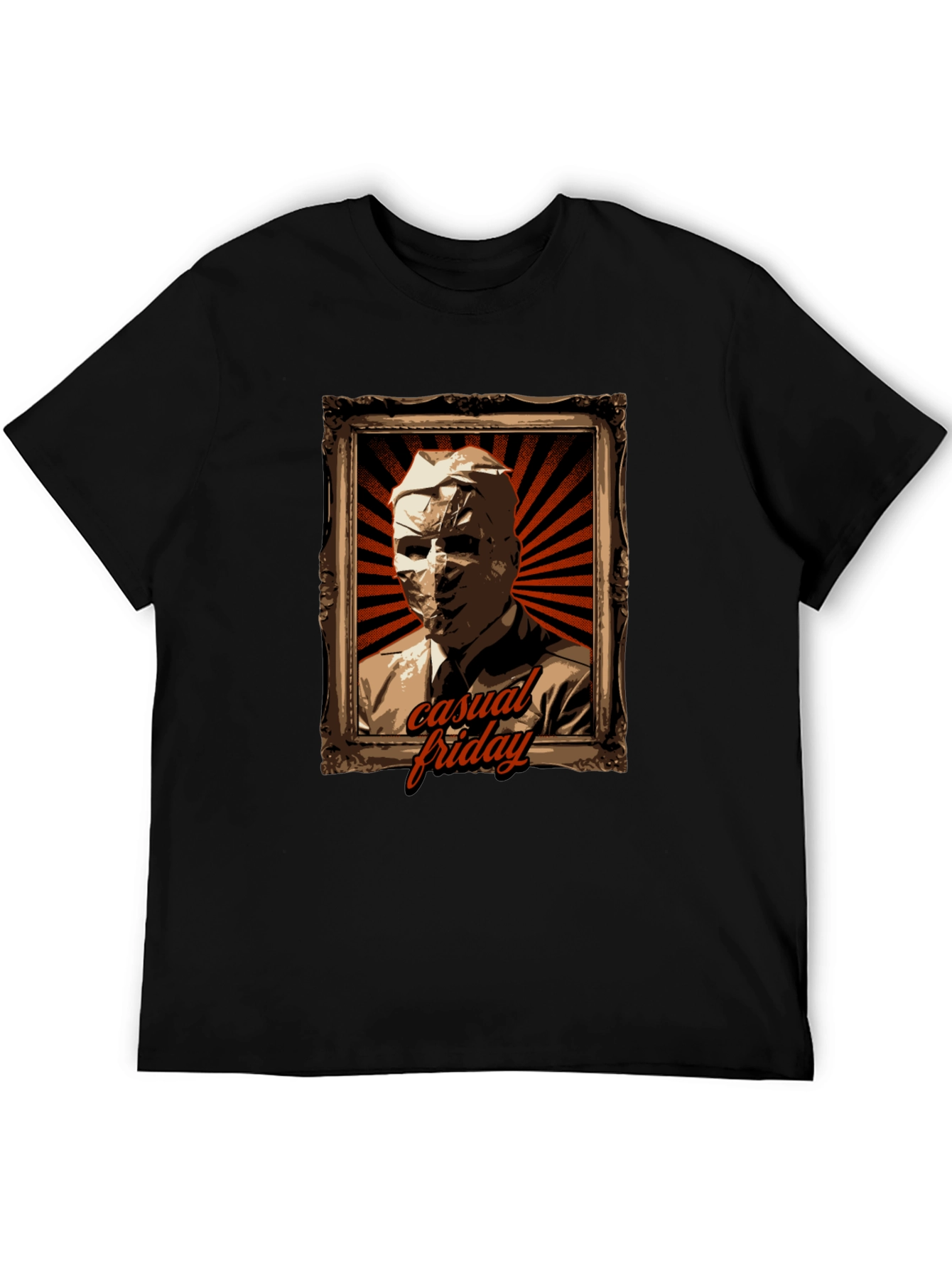 Casual Friday T-Shirt: Retro Portrait Design