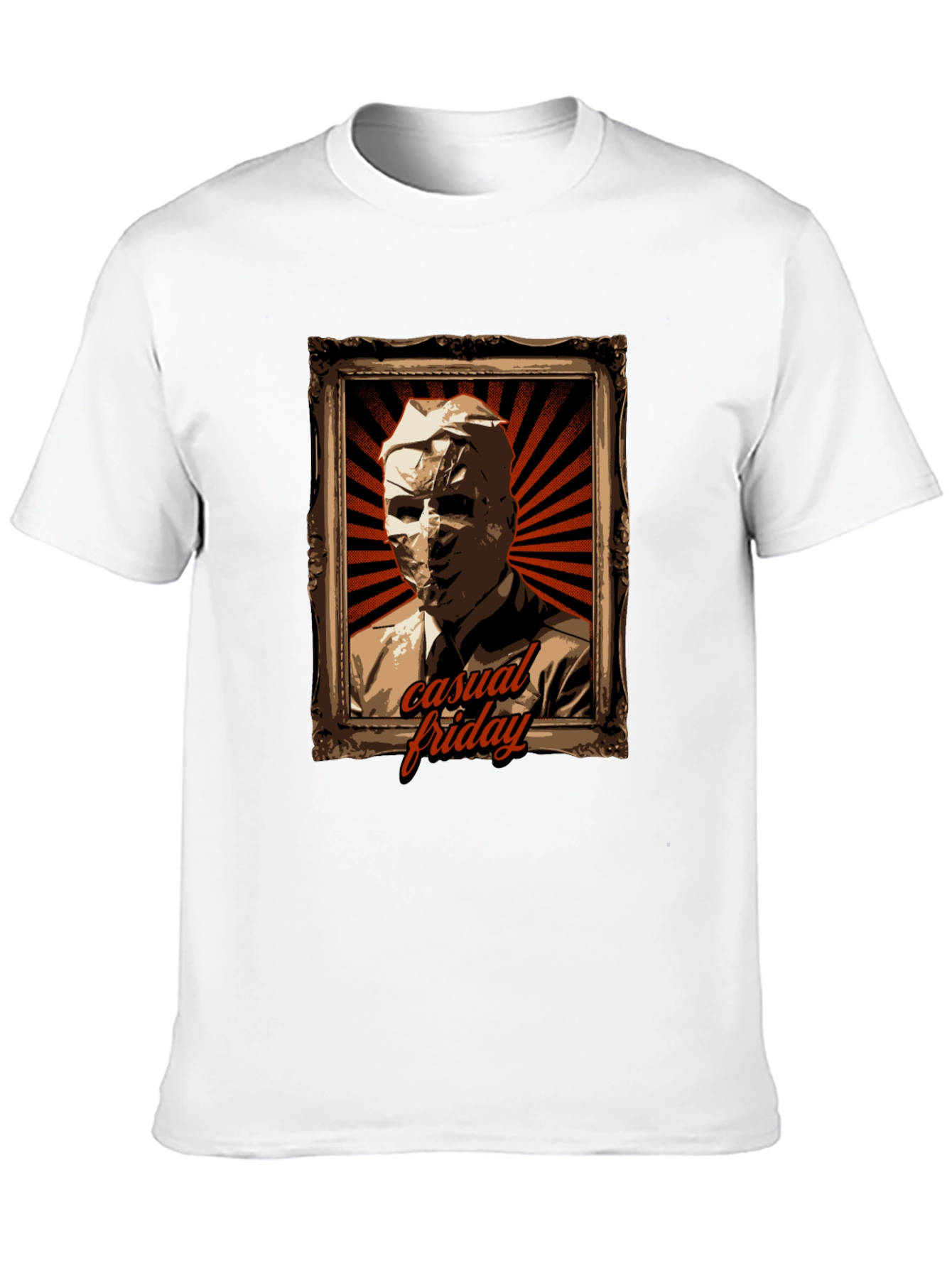 Casual Friday T-Shirt: Retro Portrait Design