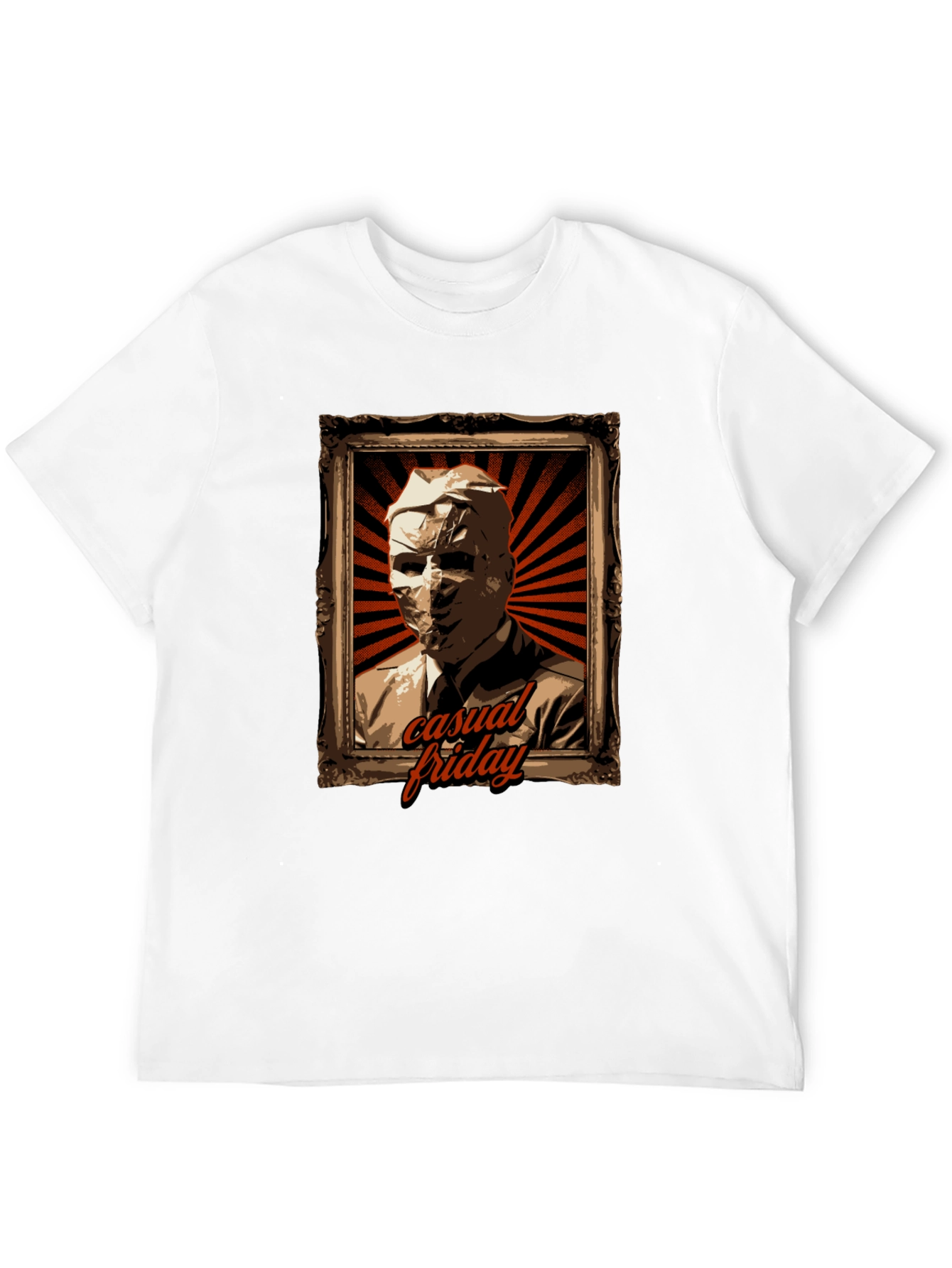 Casual Friday T-Shirt: Retro Portrait Design