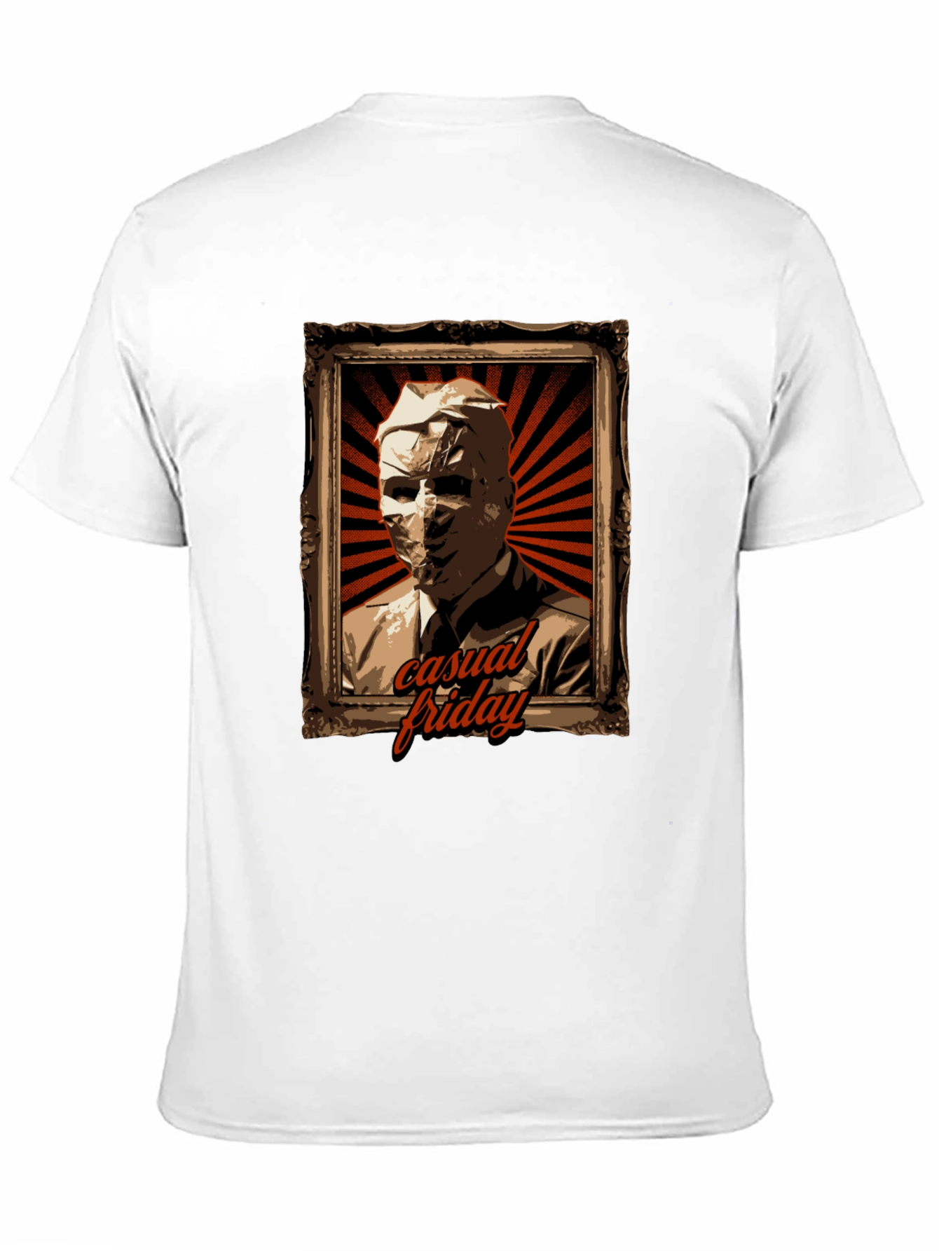 Casual Friday T-Shirt: Retro Portrait Design