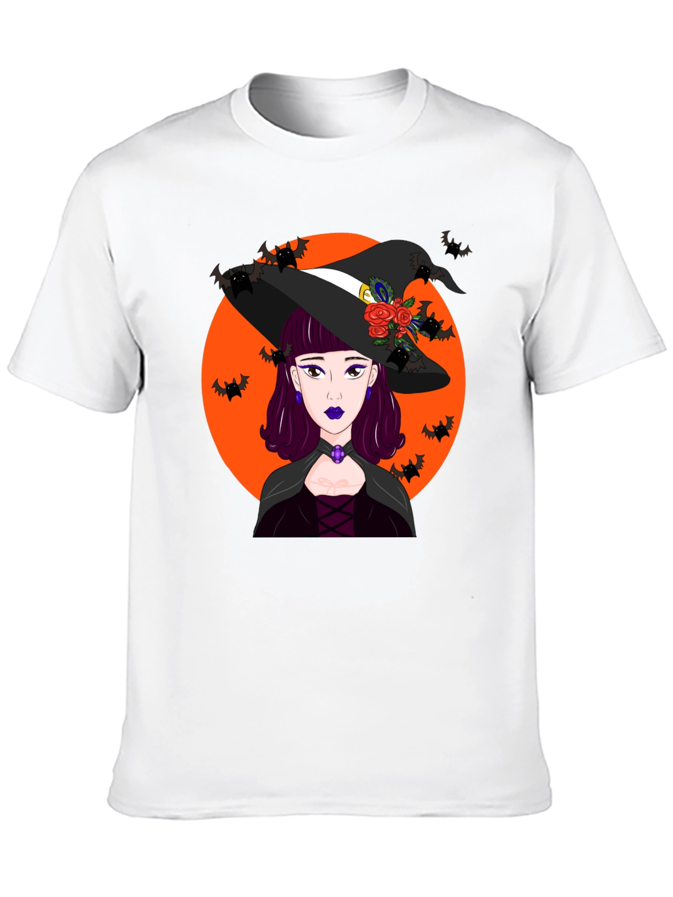 Witch Graphic Tee - Halloween Shirt