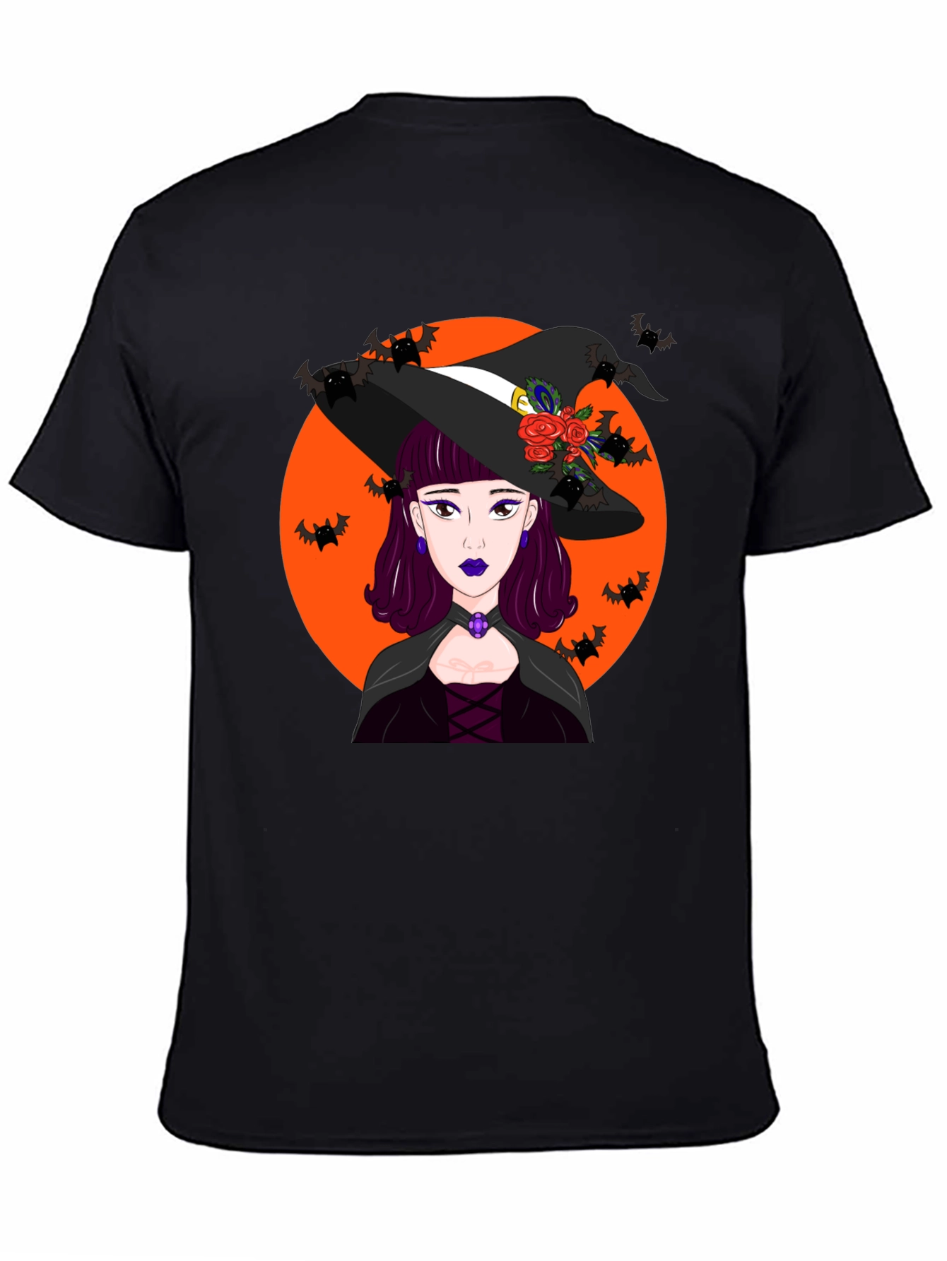 Witch Graphic Tee - Halloween Shirt