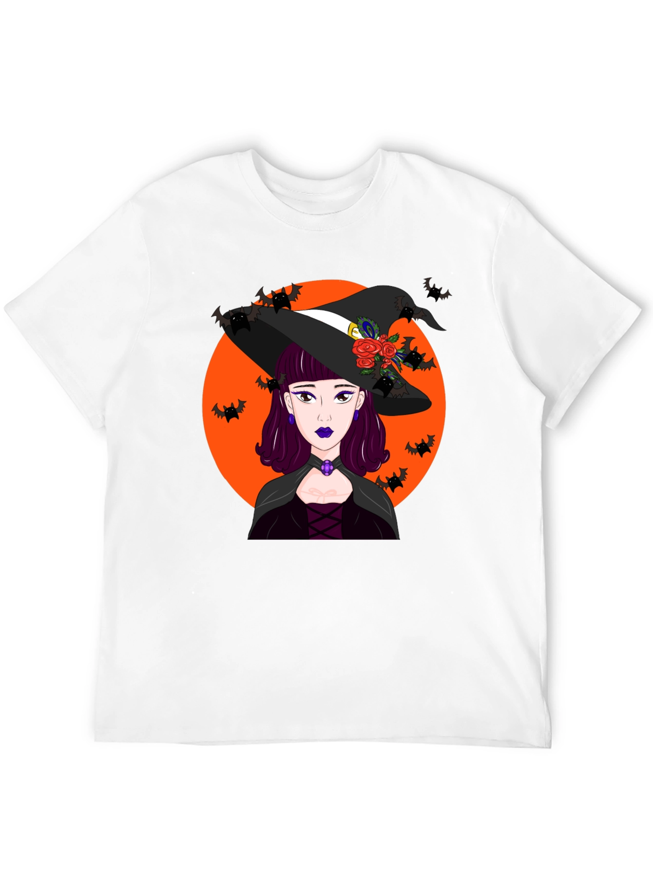 Witch Graphic Tee - Halloween Shirt