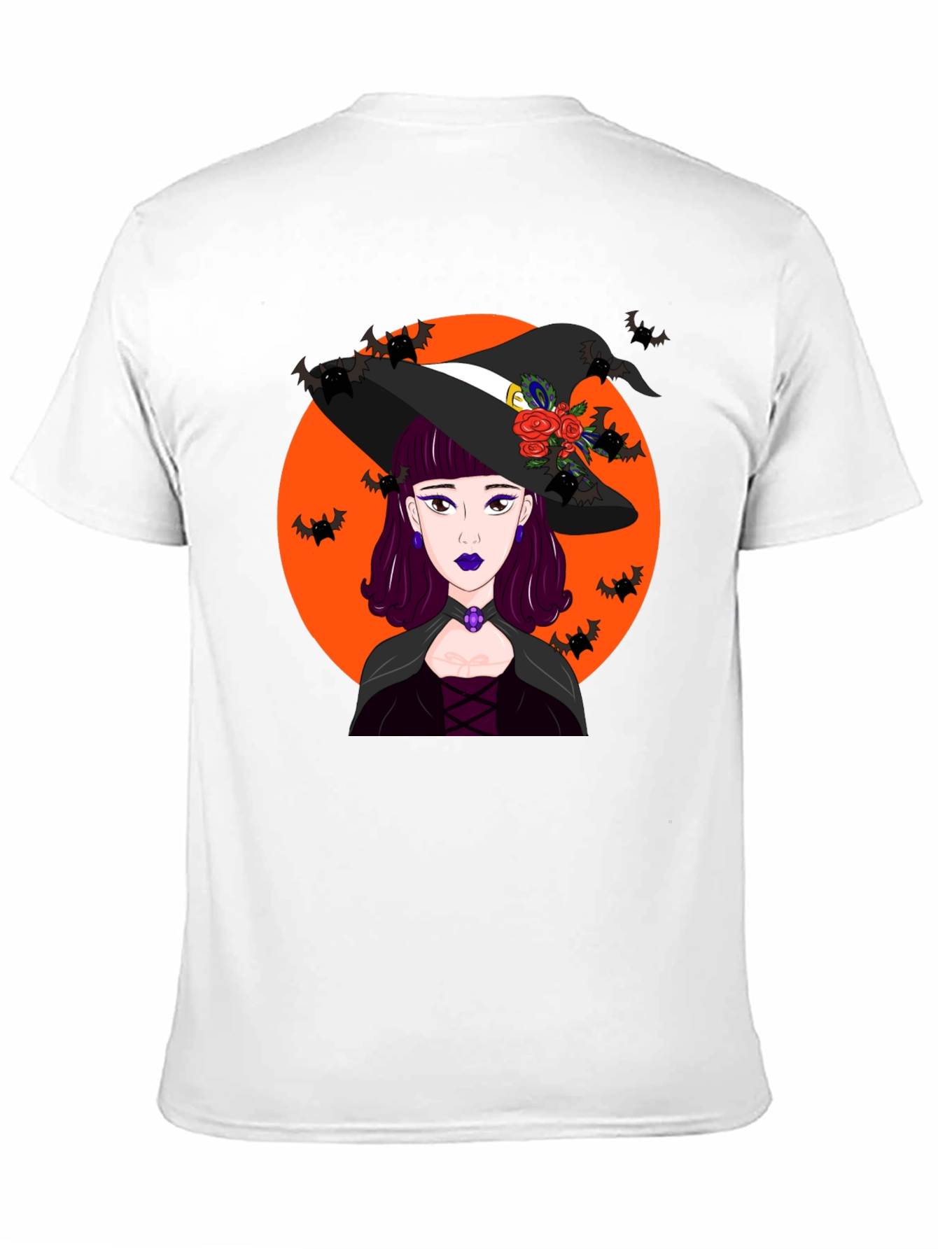 Witch Graphic Tee - Halloween Shirt