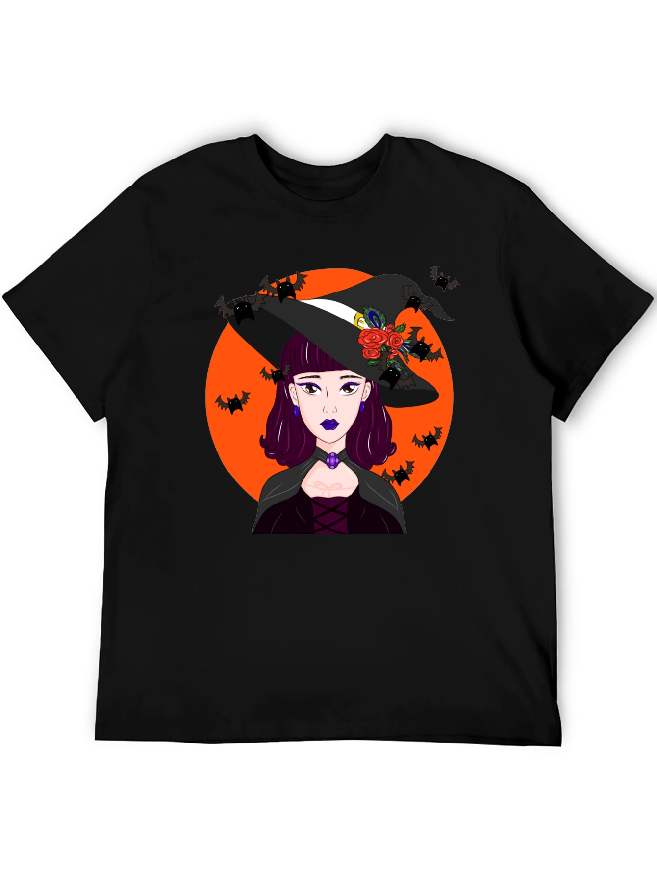 Witch Graphic Tee - Halloween Shirt