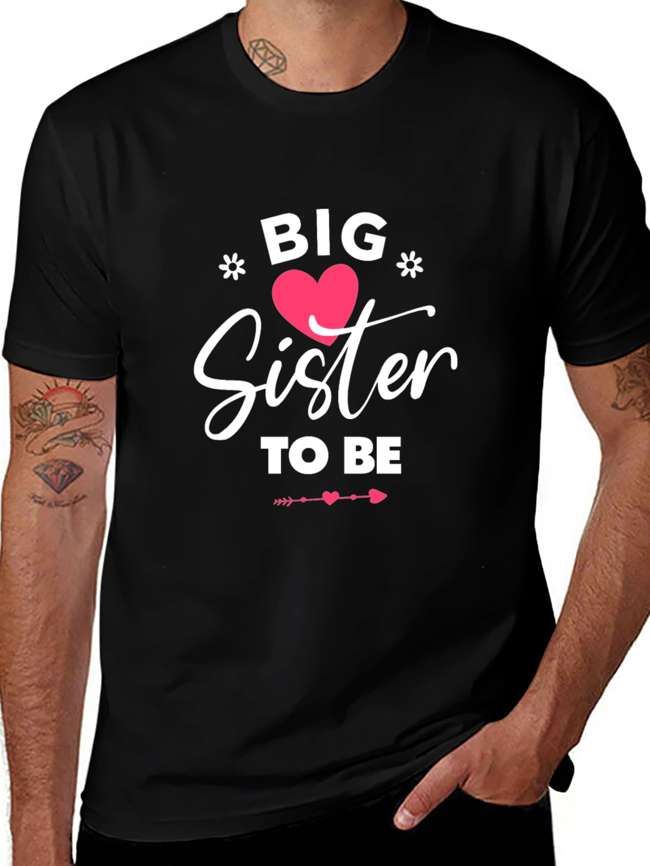 Big Sister to Be Graphic T-Shirt