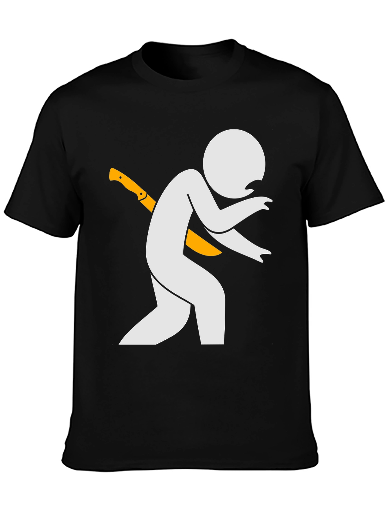 Stabbed in the Back Humor T-Shirt