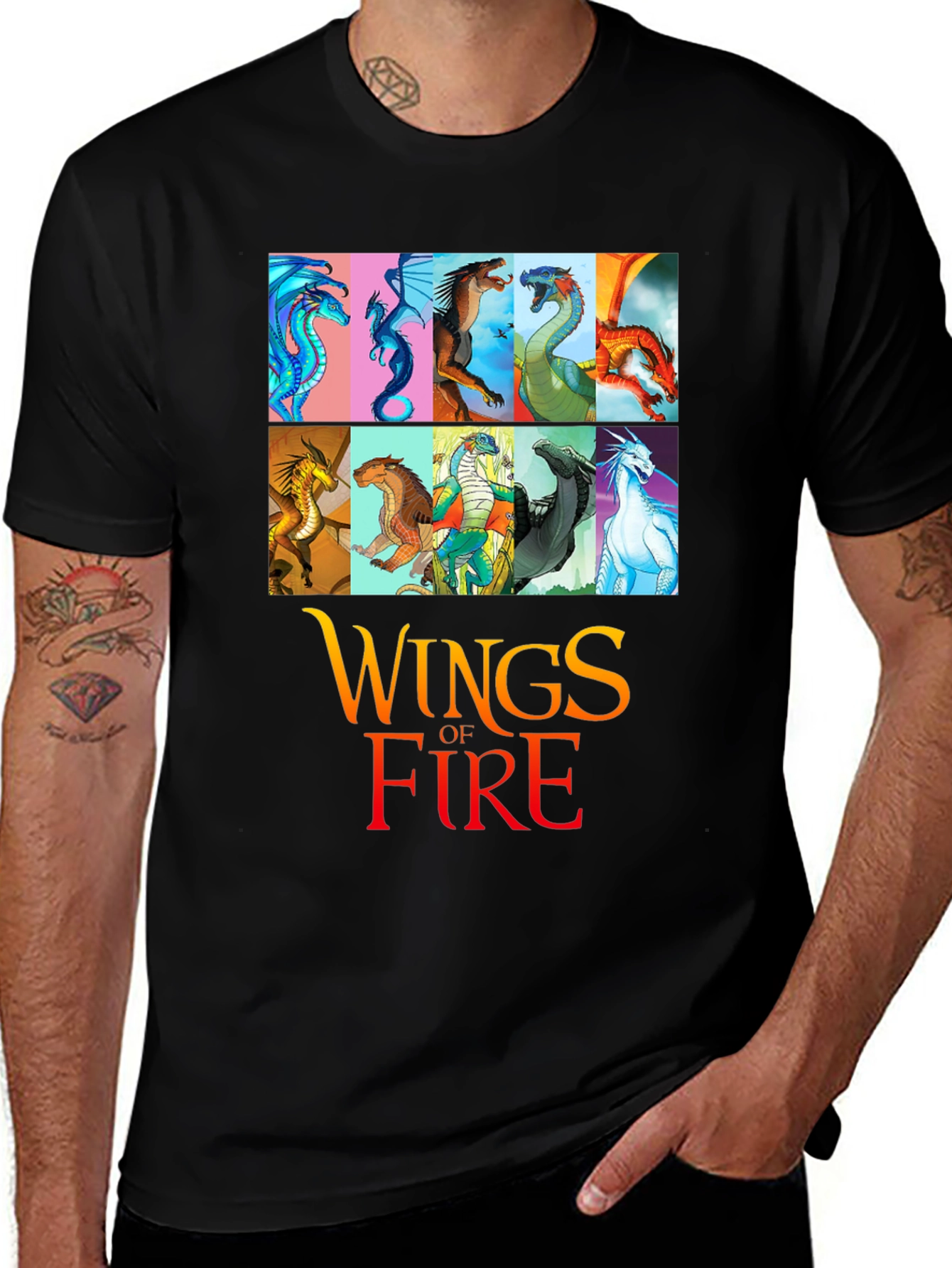 Wings of Fire T-Shirt - Dragon Graphic Tee