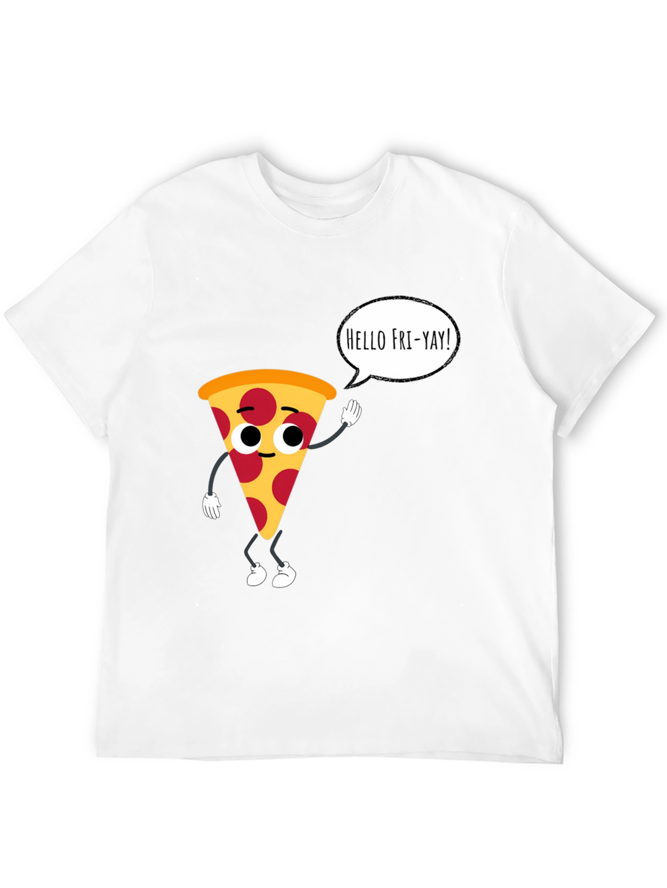 Pizza Fri-Yay Black T-Shirt