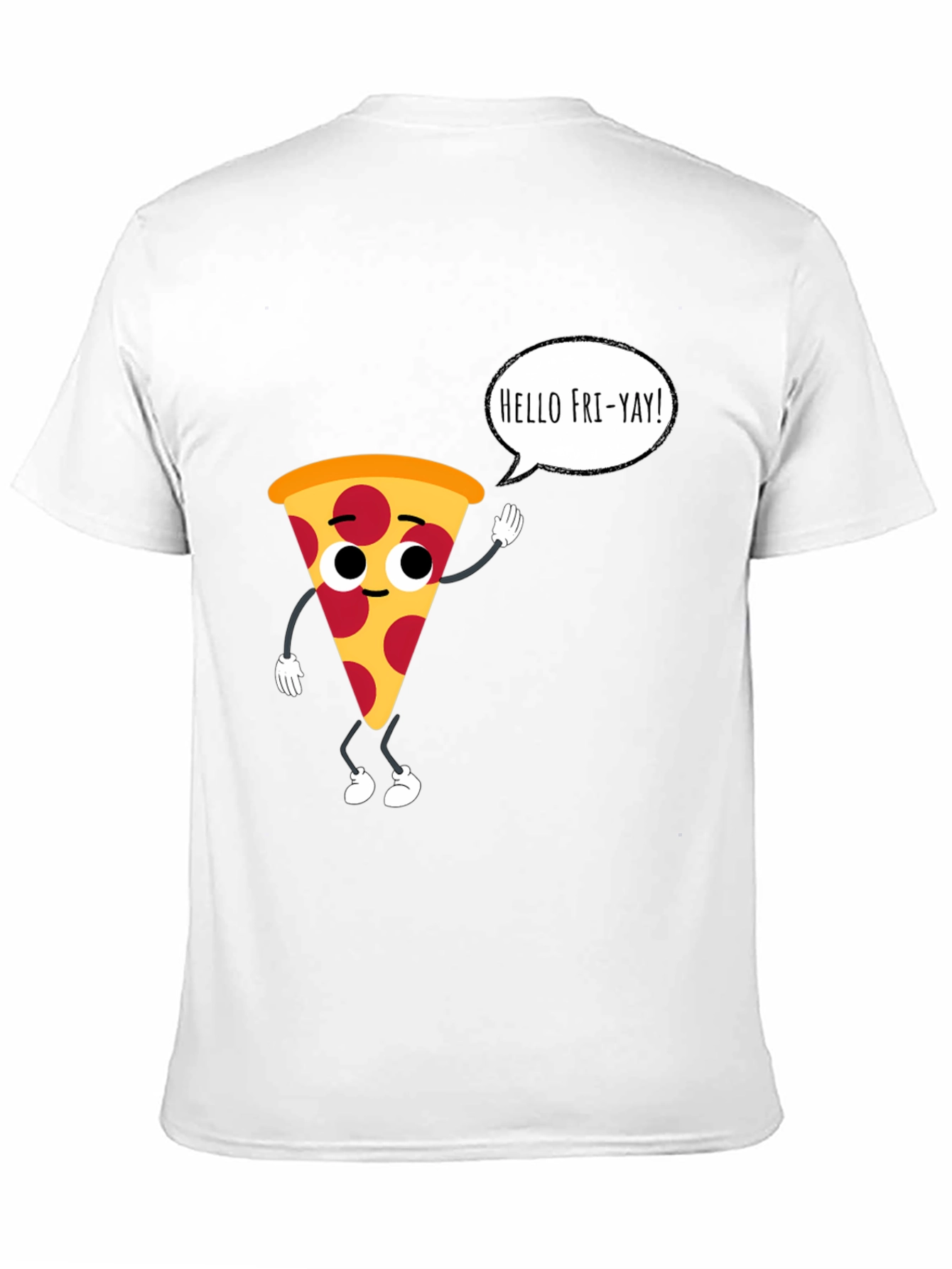 Pizza Fri-Yay Black T-Shirt