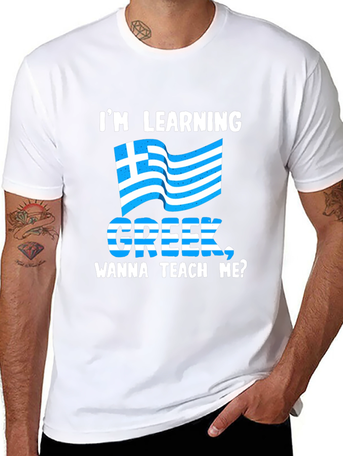 Im Learning Greek T-Shirt