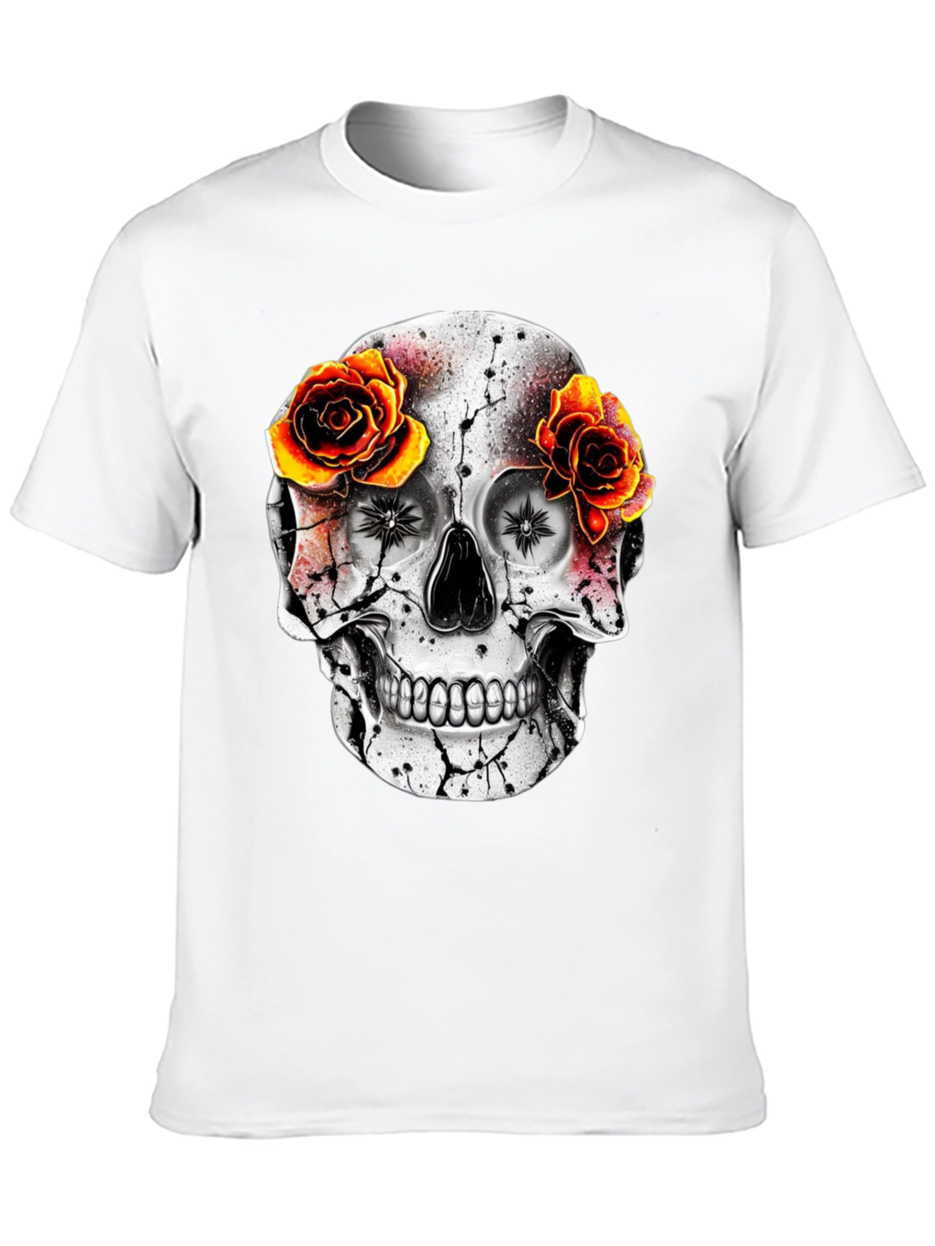 Skull & Roses Graphic Tee