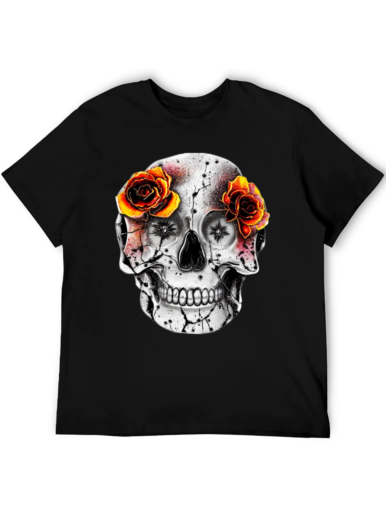 Skull & Roses Graphic Tee