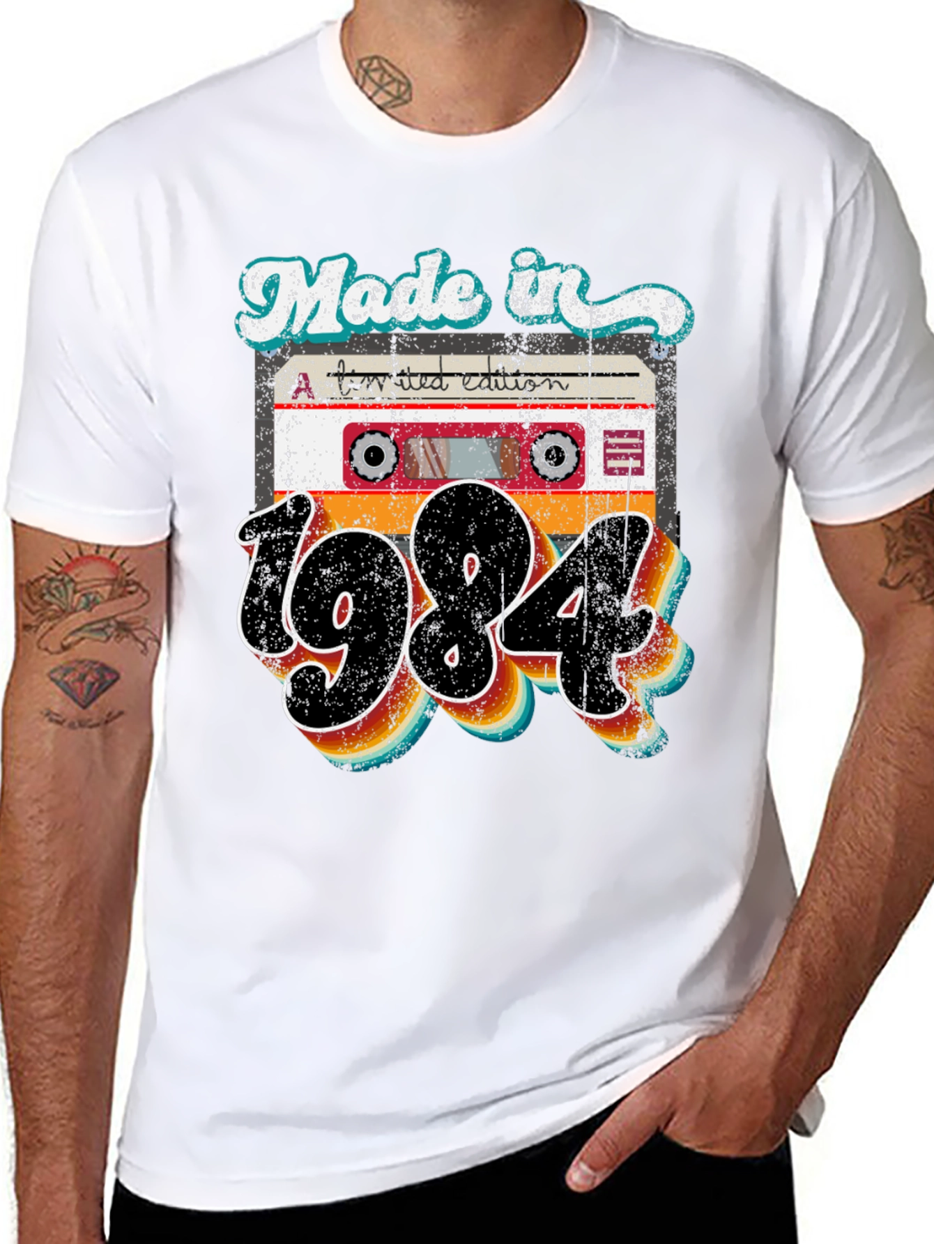 Made in 1984 Cassette Tape Graphic Tee