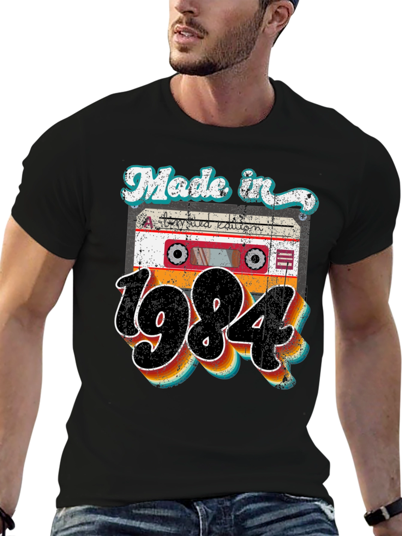 Made in 1984 Cassette Tape Graphic Tee