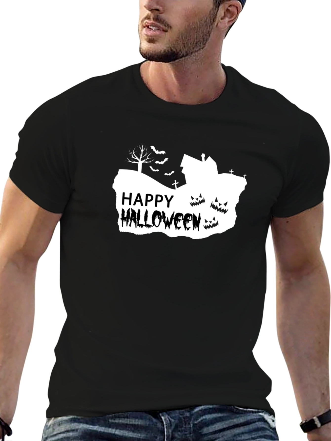 Happy Halloween T-Shirt - Spooky Design