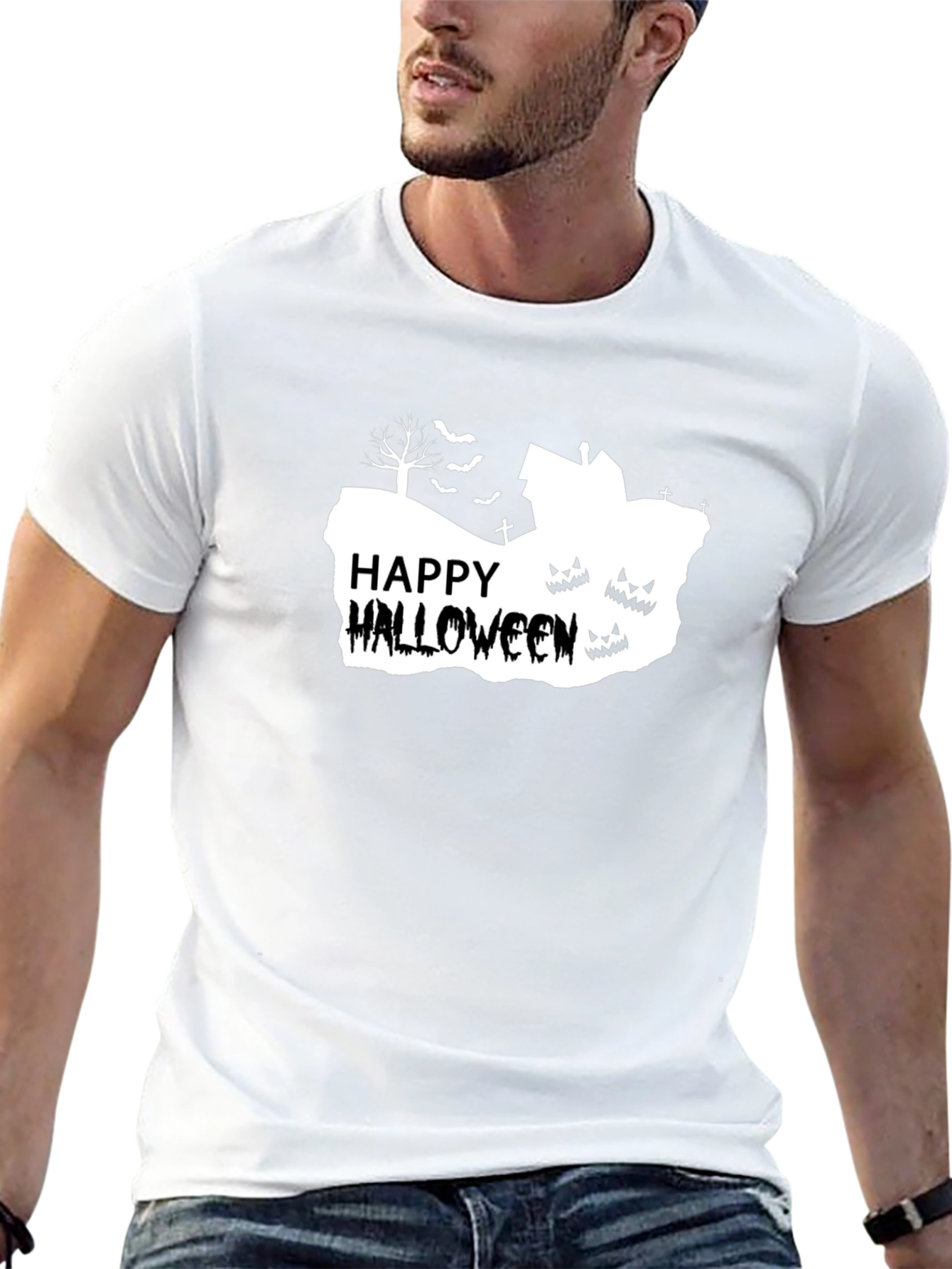 Happy Halloween T-Shirt - Spooky Design