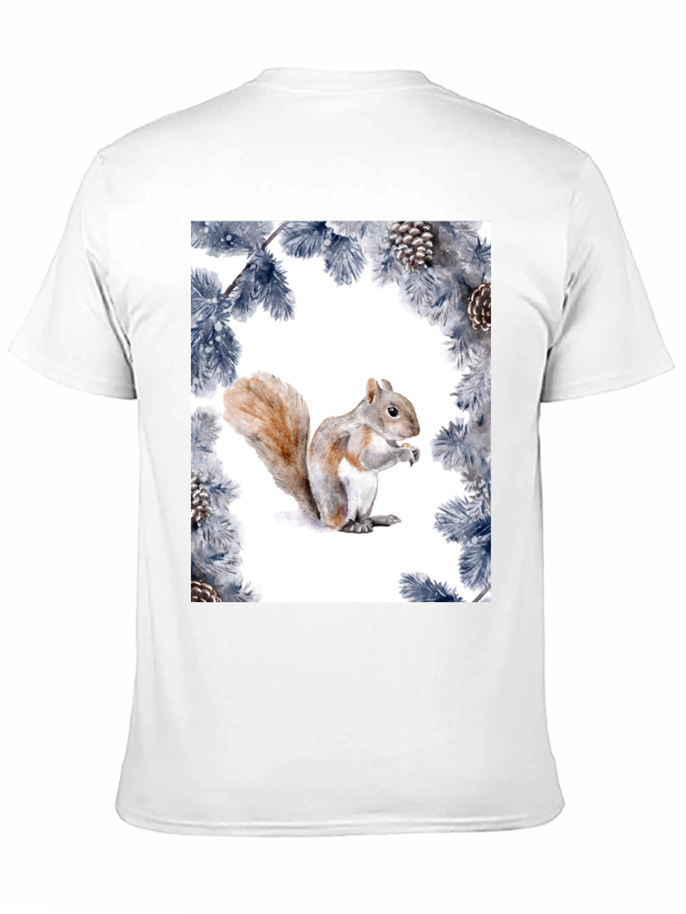 Squirrel Pine Cone Graphic Tee
