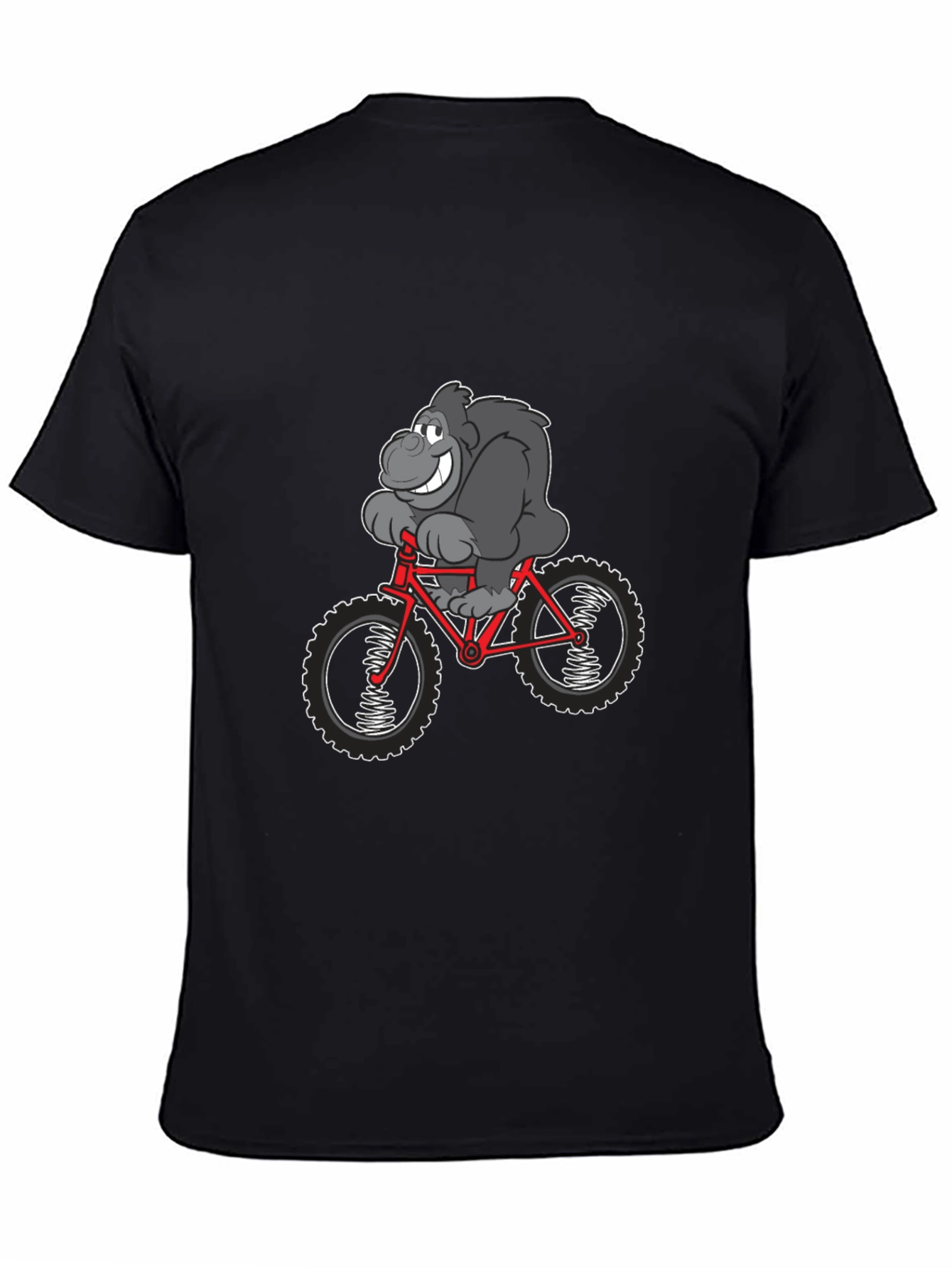 Gorilla Biking Graphic Tee - Black