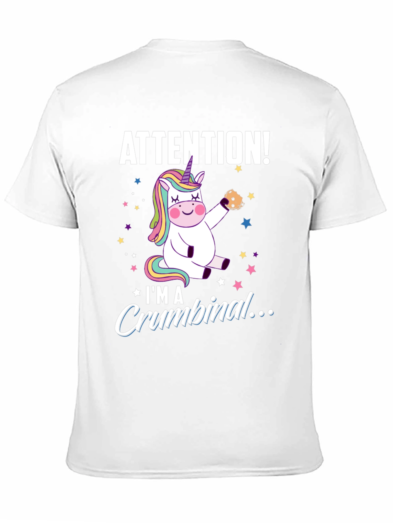 Unicorn Crumbinal Black T-Shirt