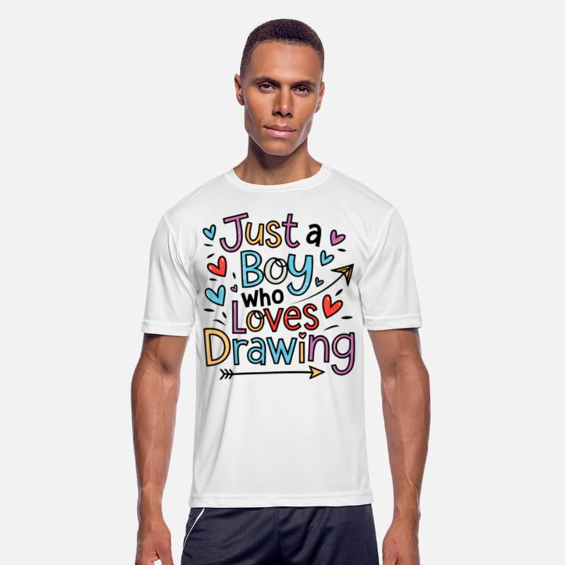 Just a Boy Who Loves Drawing, Sketching, Designing