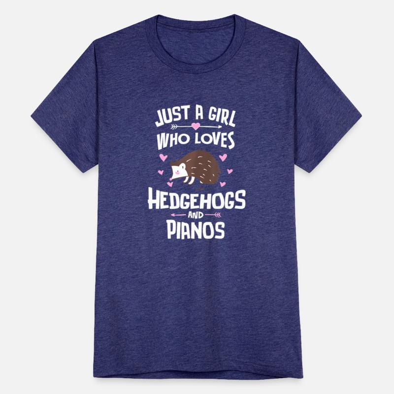 Just A Girl Who Loves Hedgehogs And Pianos Women