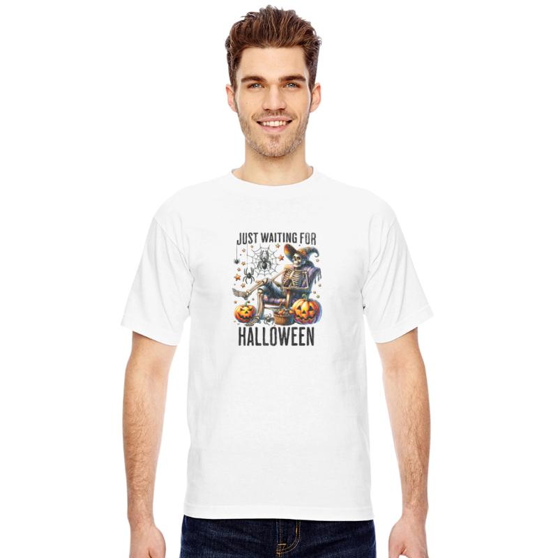 just waiting for halloween - skull cute
