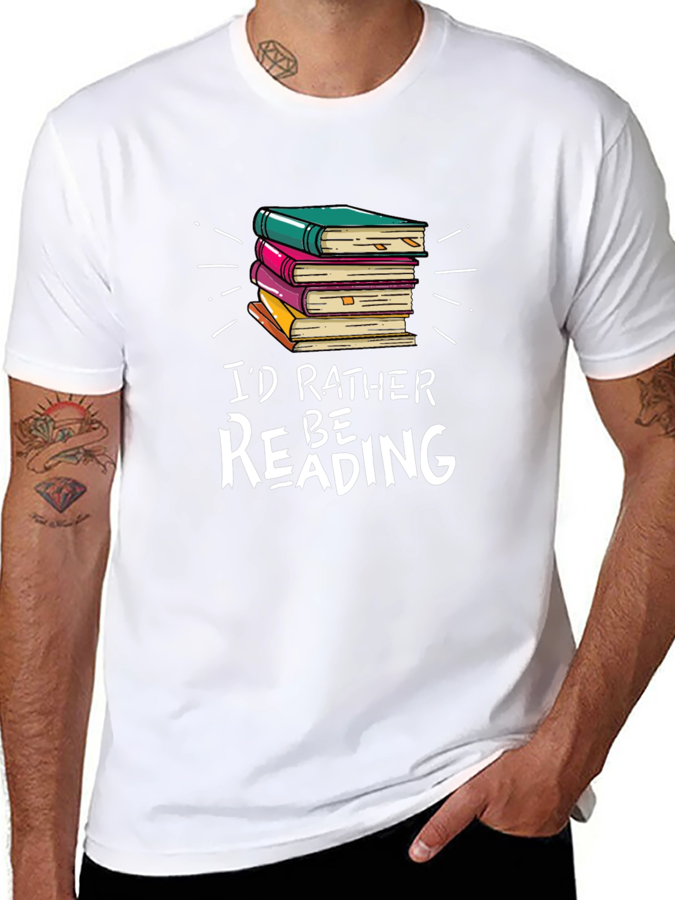 Id Rather Be Reading Graphic T-Shirt
