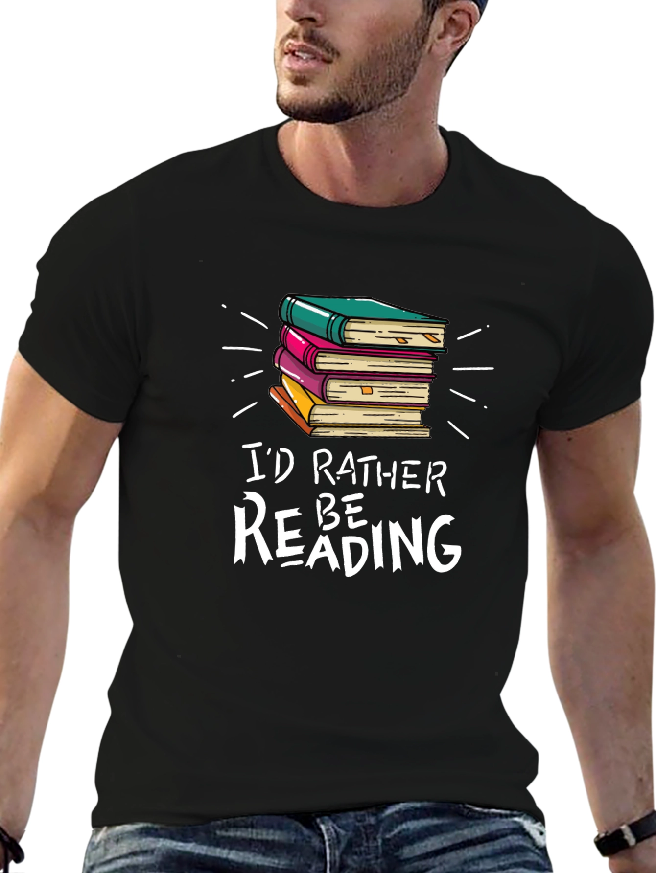 Id Rather Be Reading Graphic T-Shirt