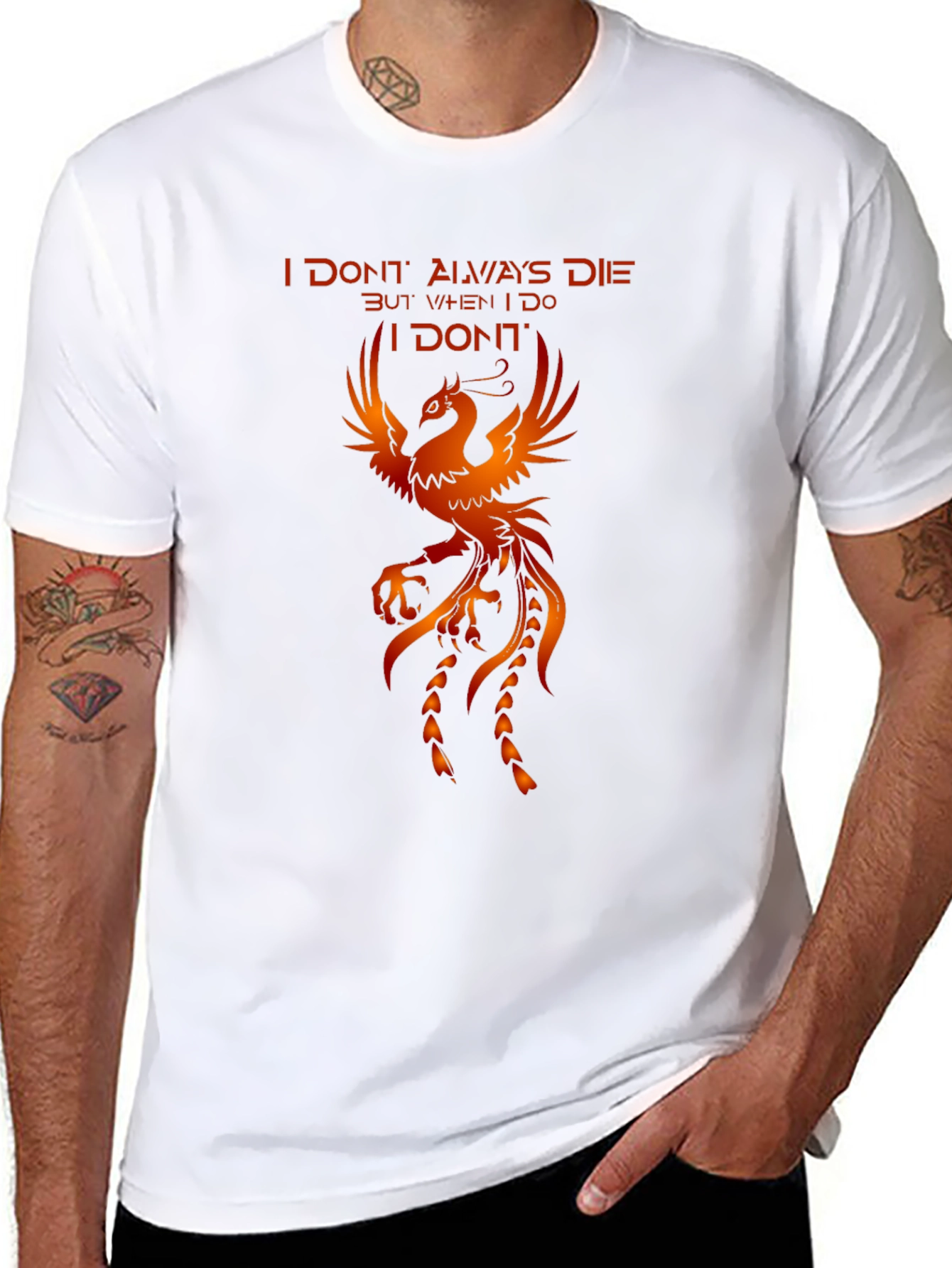 Phoenix Graphic T-Shirt - I Dont Always Die