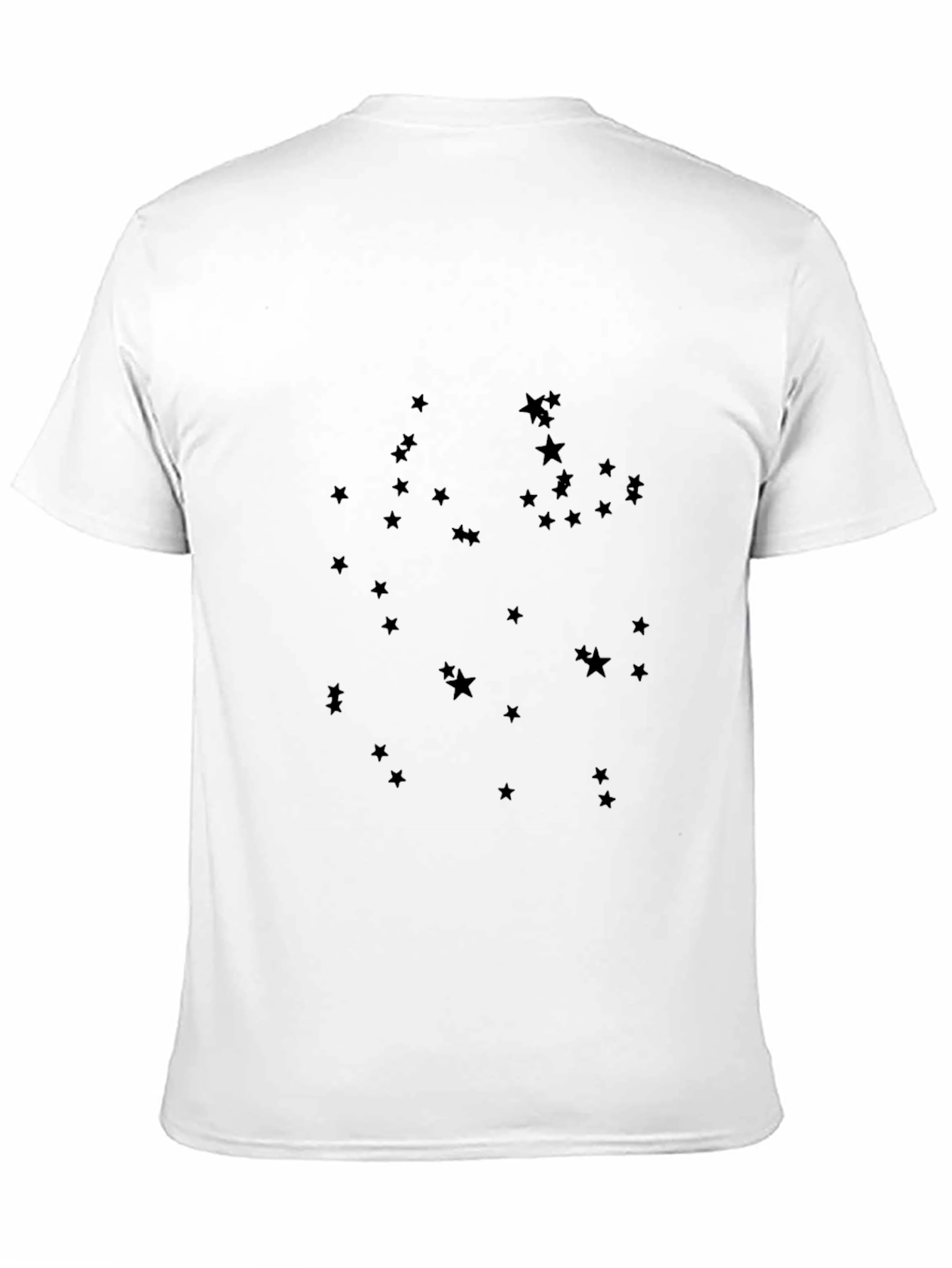 Starry Night Black Tee - Casual Comfort