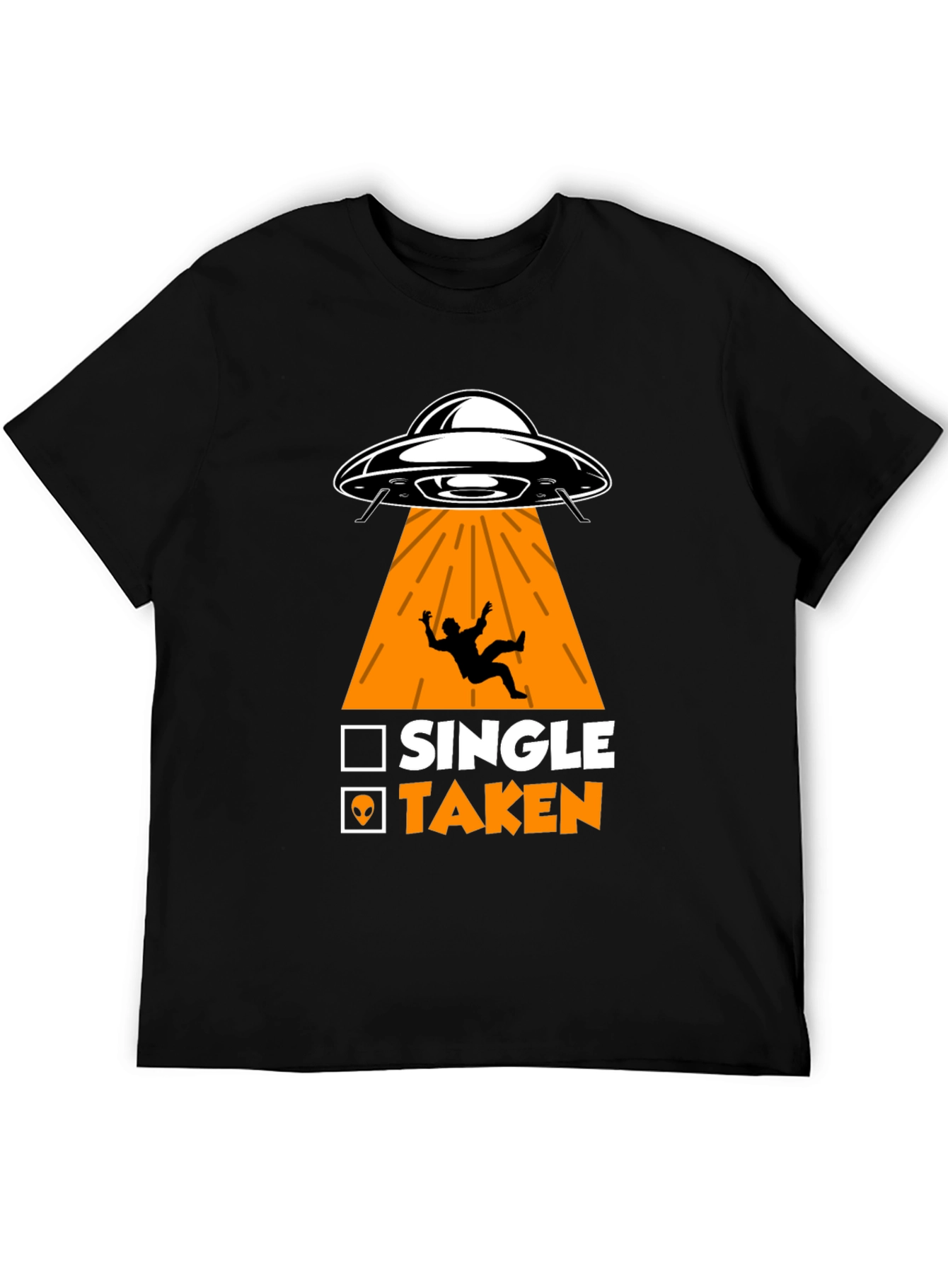 Single Taken Alien Abduction T-Shirt