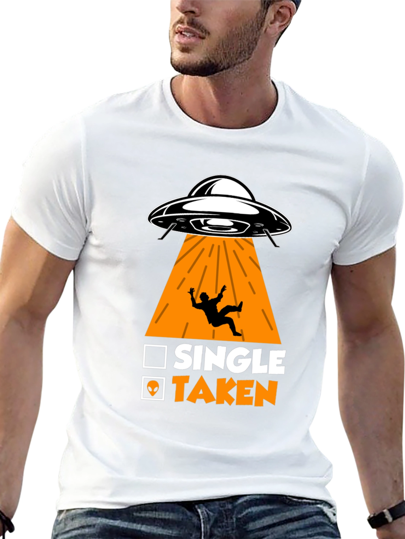 Single Taken Alien Abduction T-Shirt