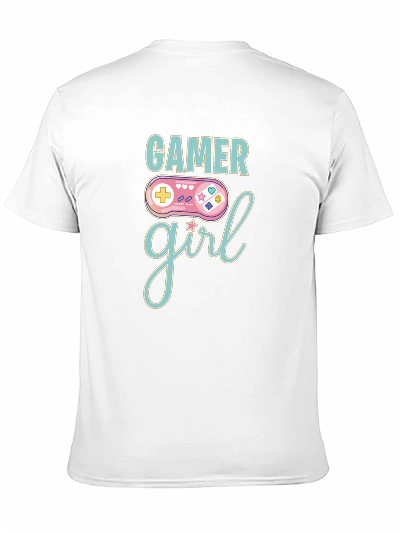 Gamer Girl T-Shirt - Black Cotton Graphic Tee
