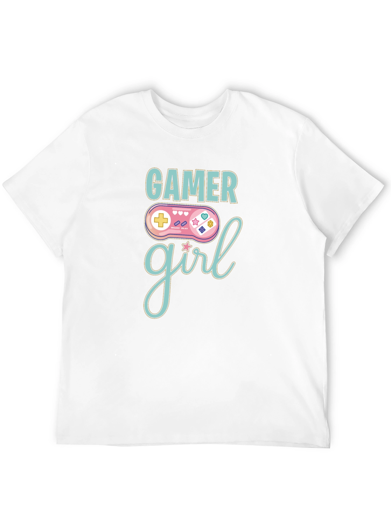 Gamer Girl T-Shirt - Black Cotton Graphic Tee