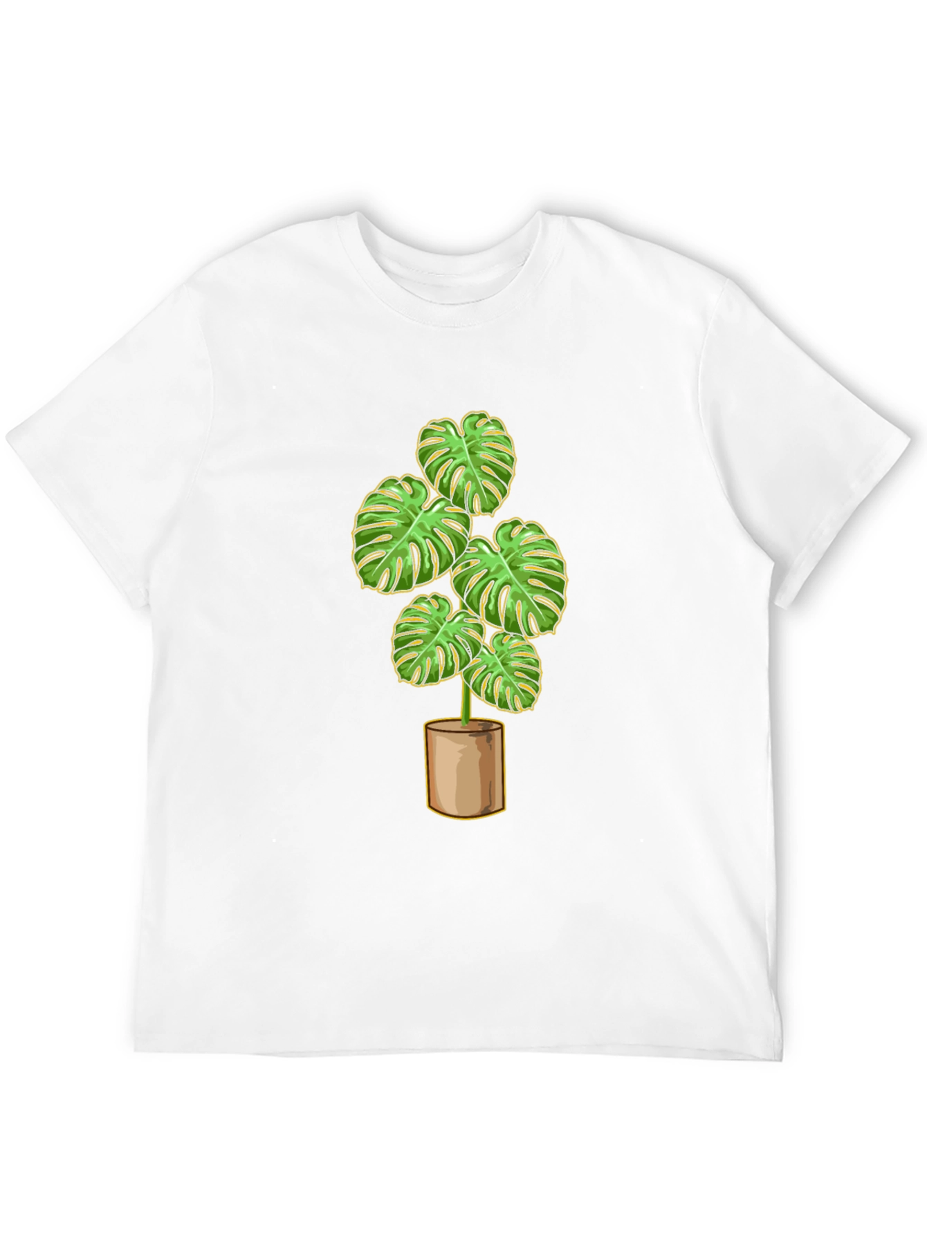 Plant Lovers Tee: Stylish Monstera Design