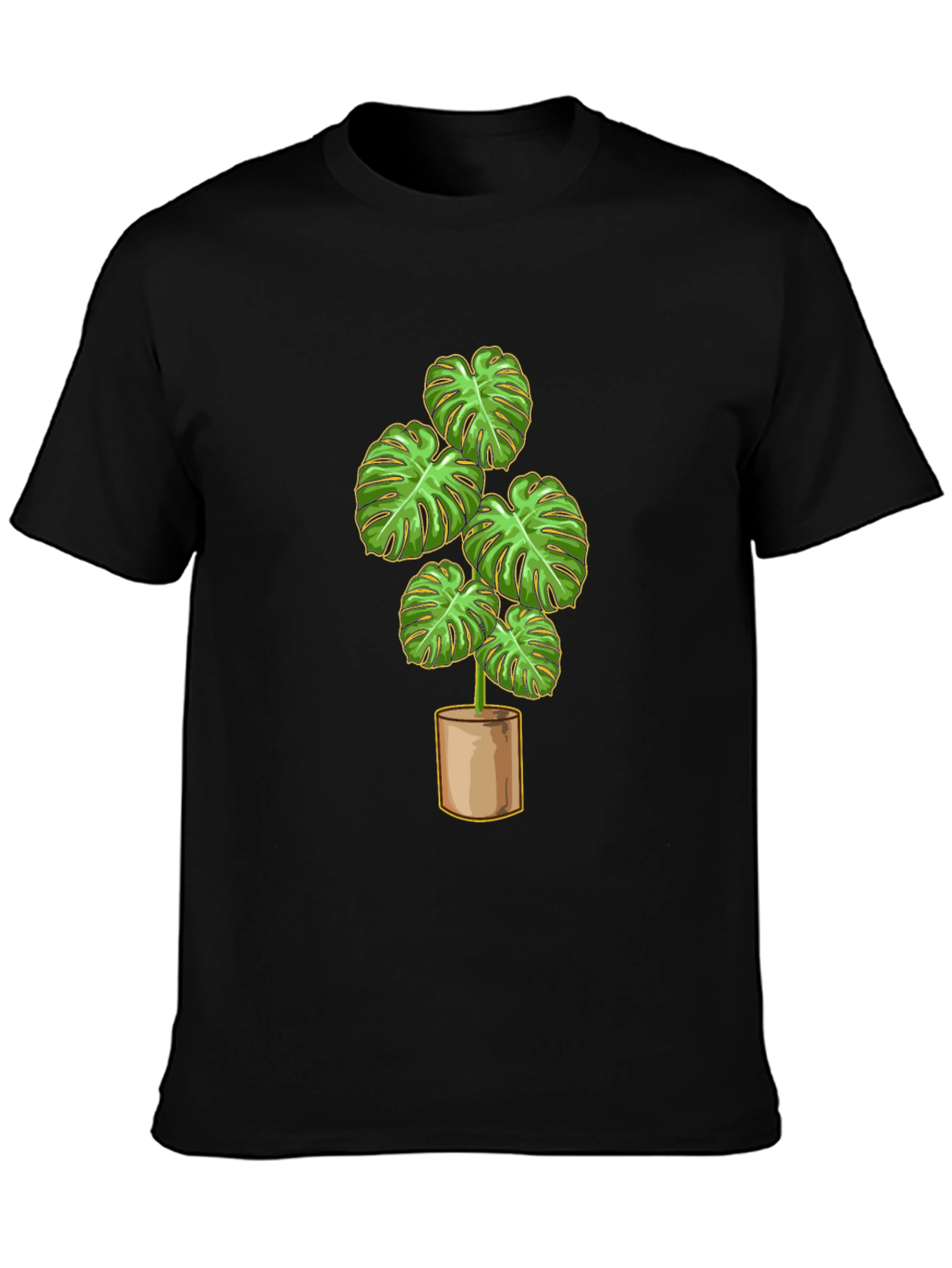 Plant Lovers Tee: Stylish Monstera Design