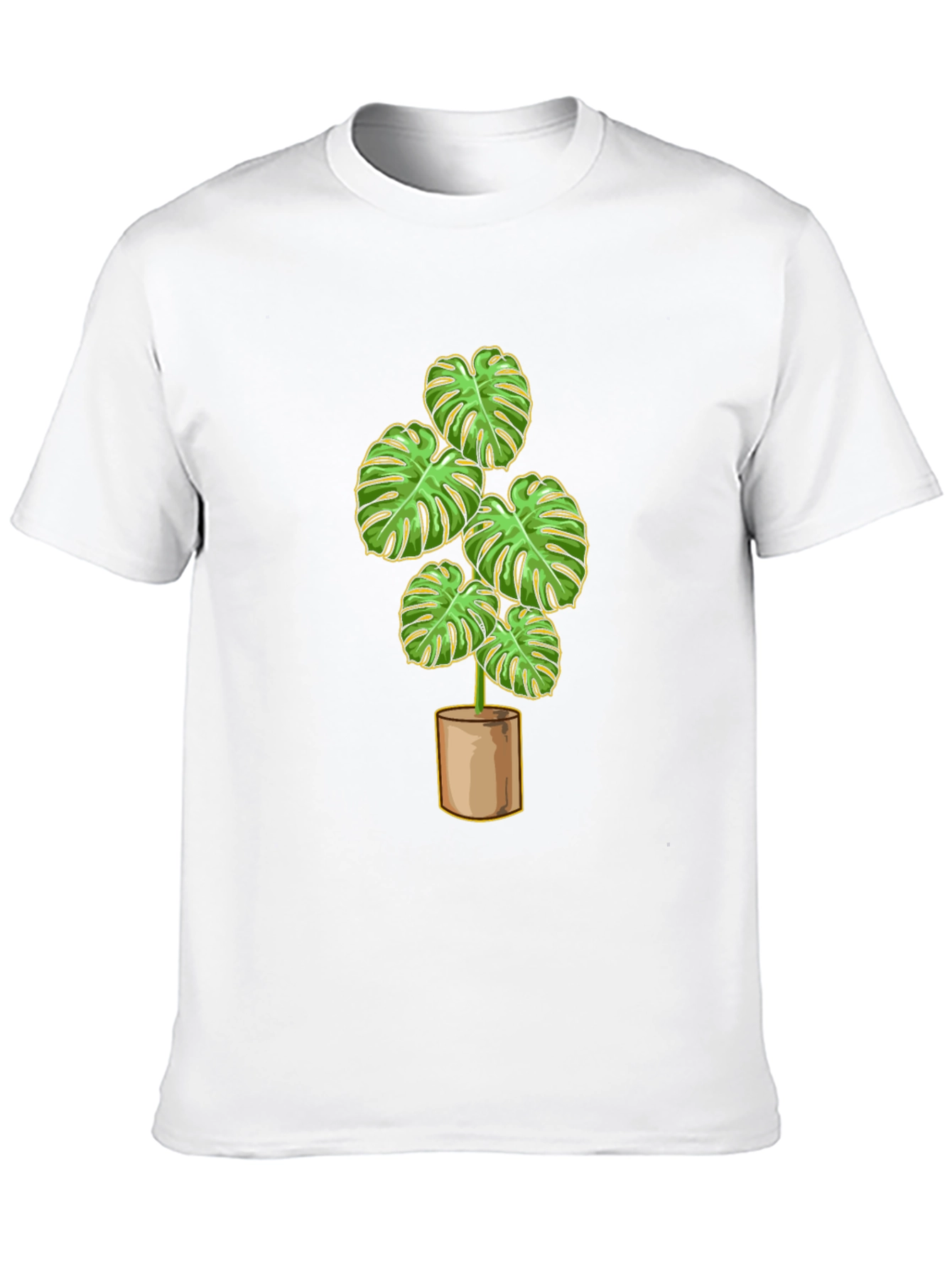 Plant Lovers Tee: Stylish Monstera Design