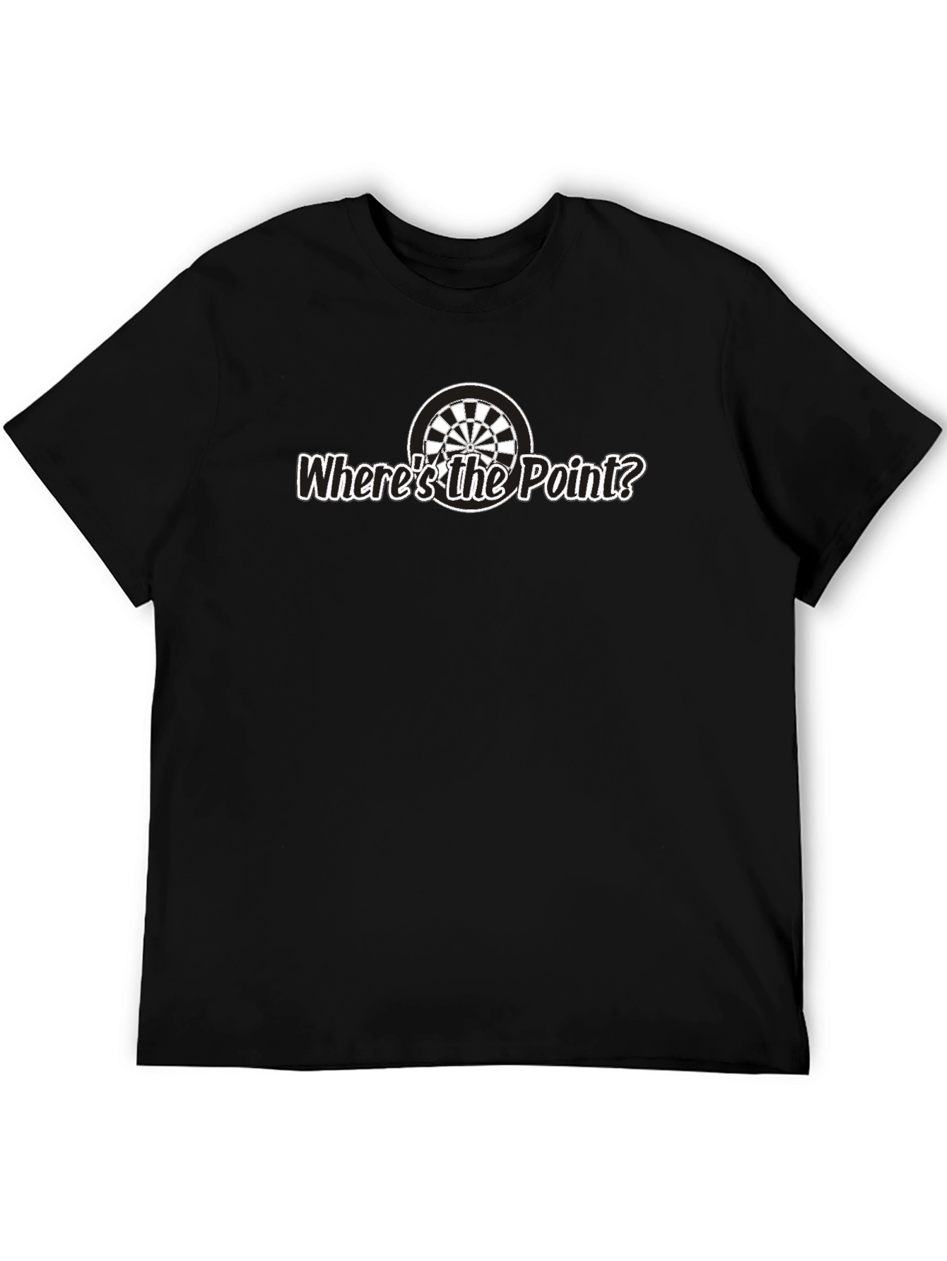 Wheres The Point? Dartboard Graphic Tee