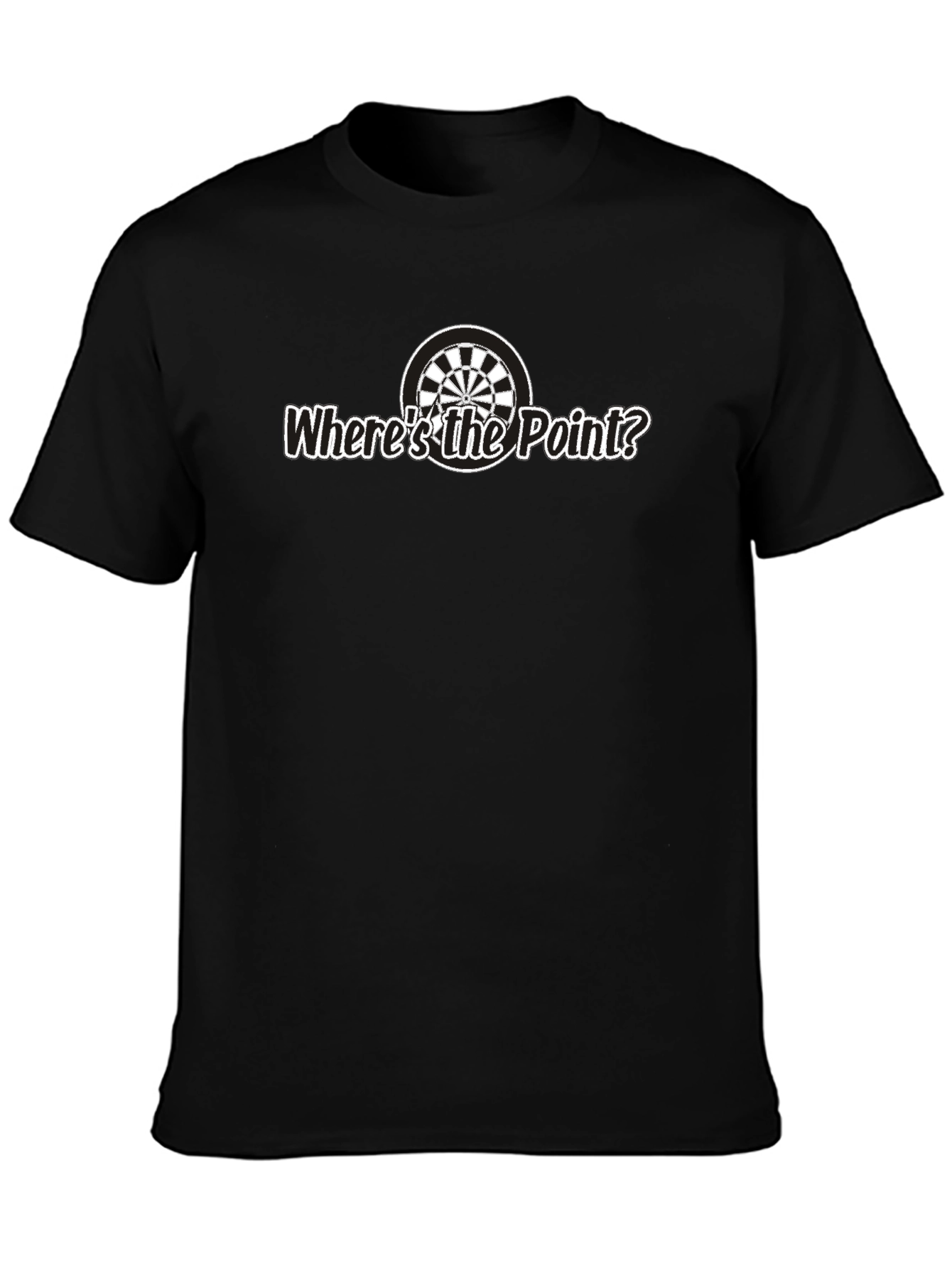Wheres The Point? Dartboard Graphic Tee