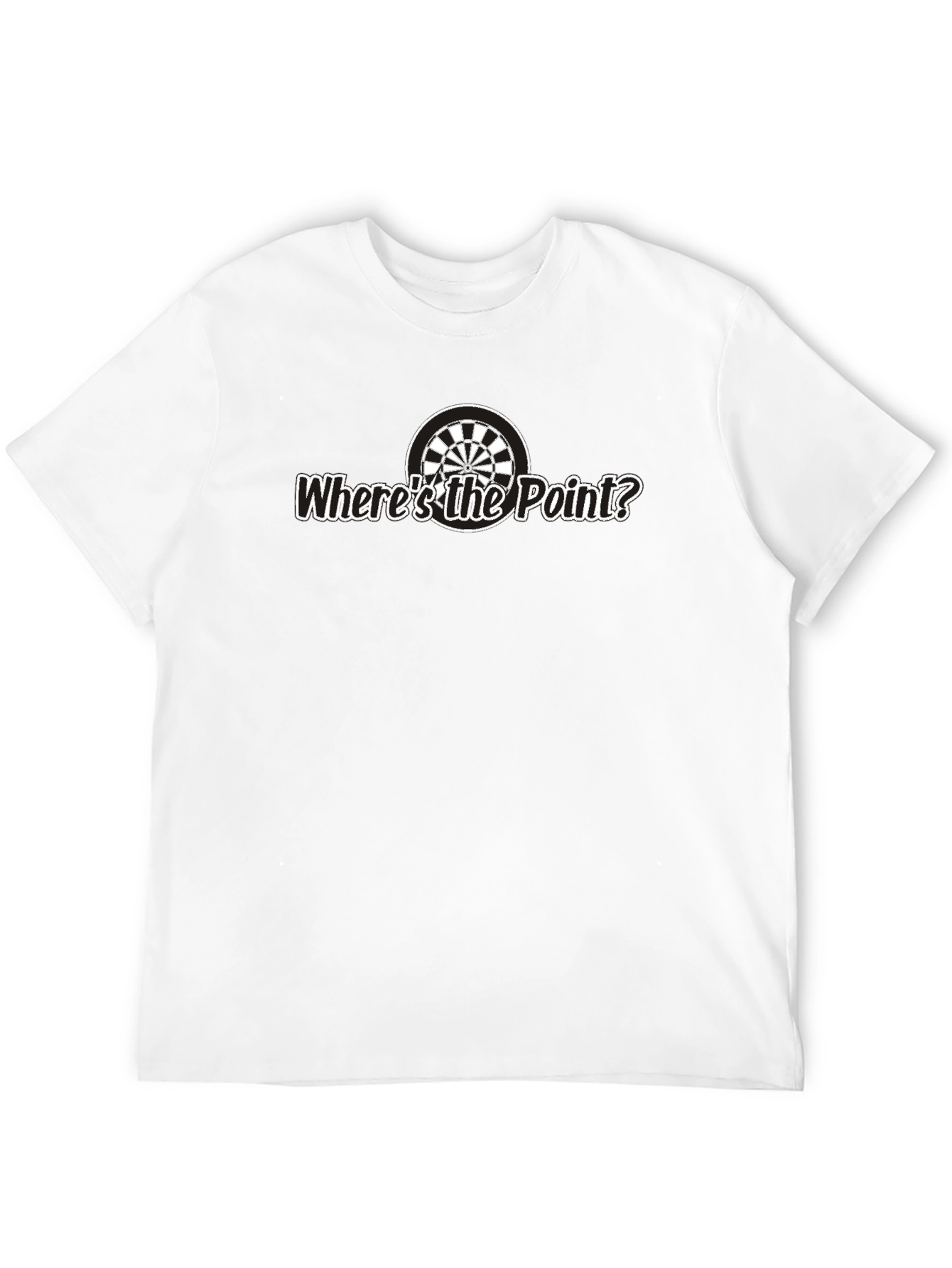 Wheres The Point? Dartboard Graphic Tee