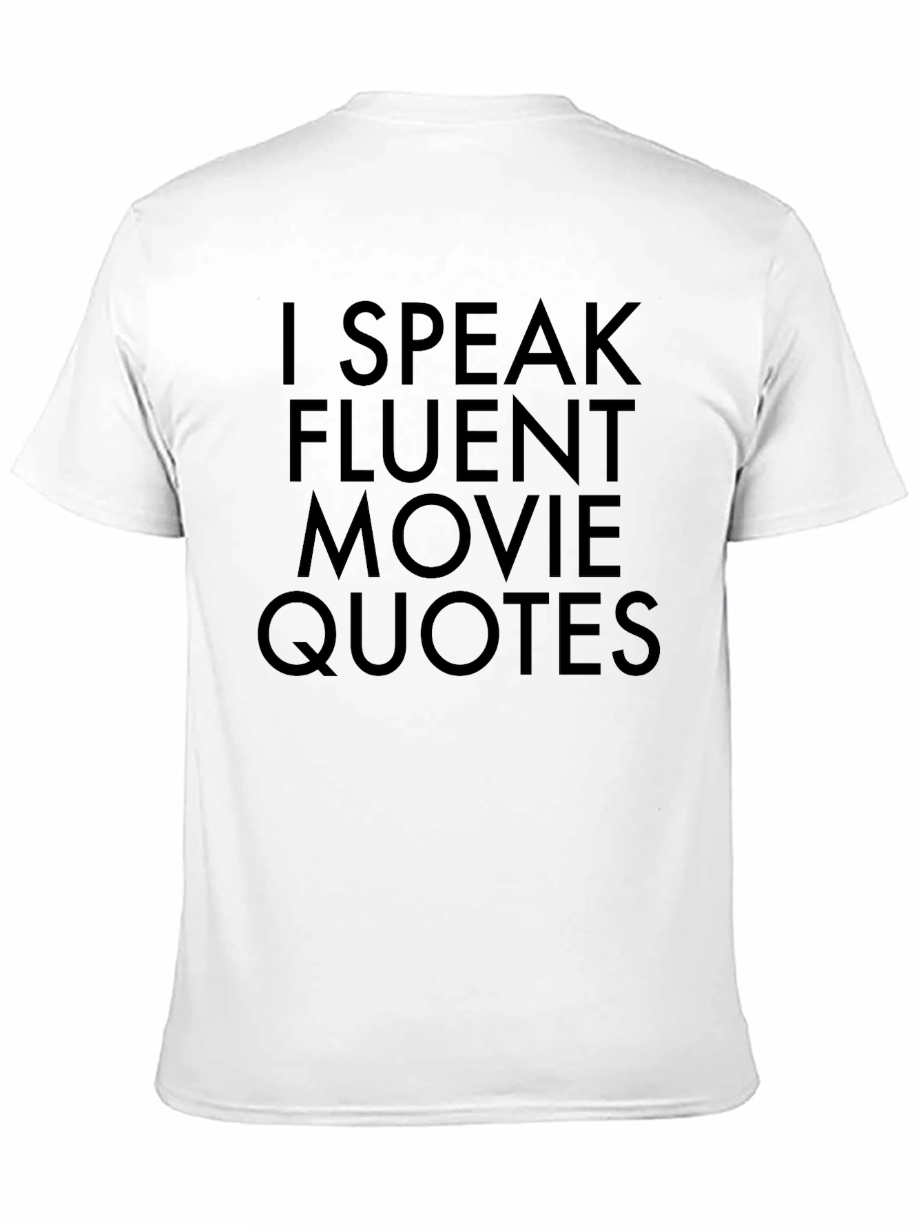 Fluent Movie Quotes Graphic Tee - Black